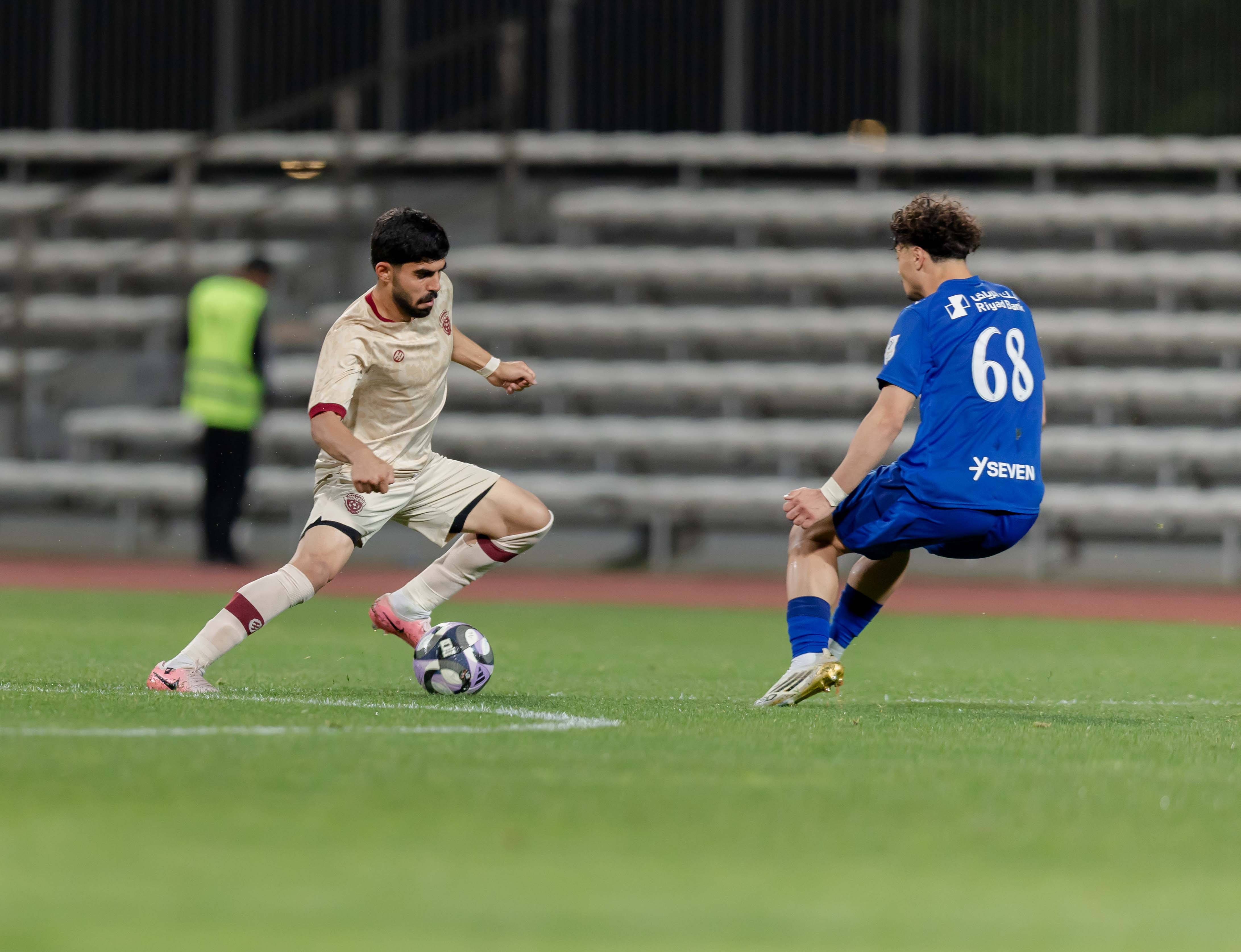 الفيحاء تحت 21 عامًا يخسر لقاء نظيره الهلال ضمن الجولة الثالثة عشر من دوري جوي للنخبة U21 .