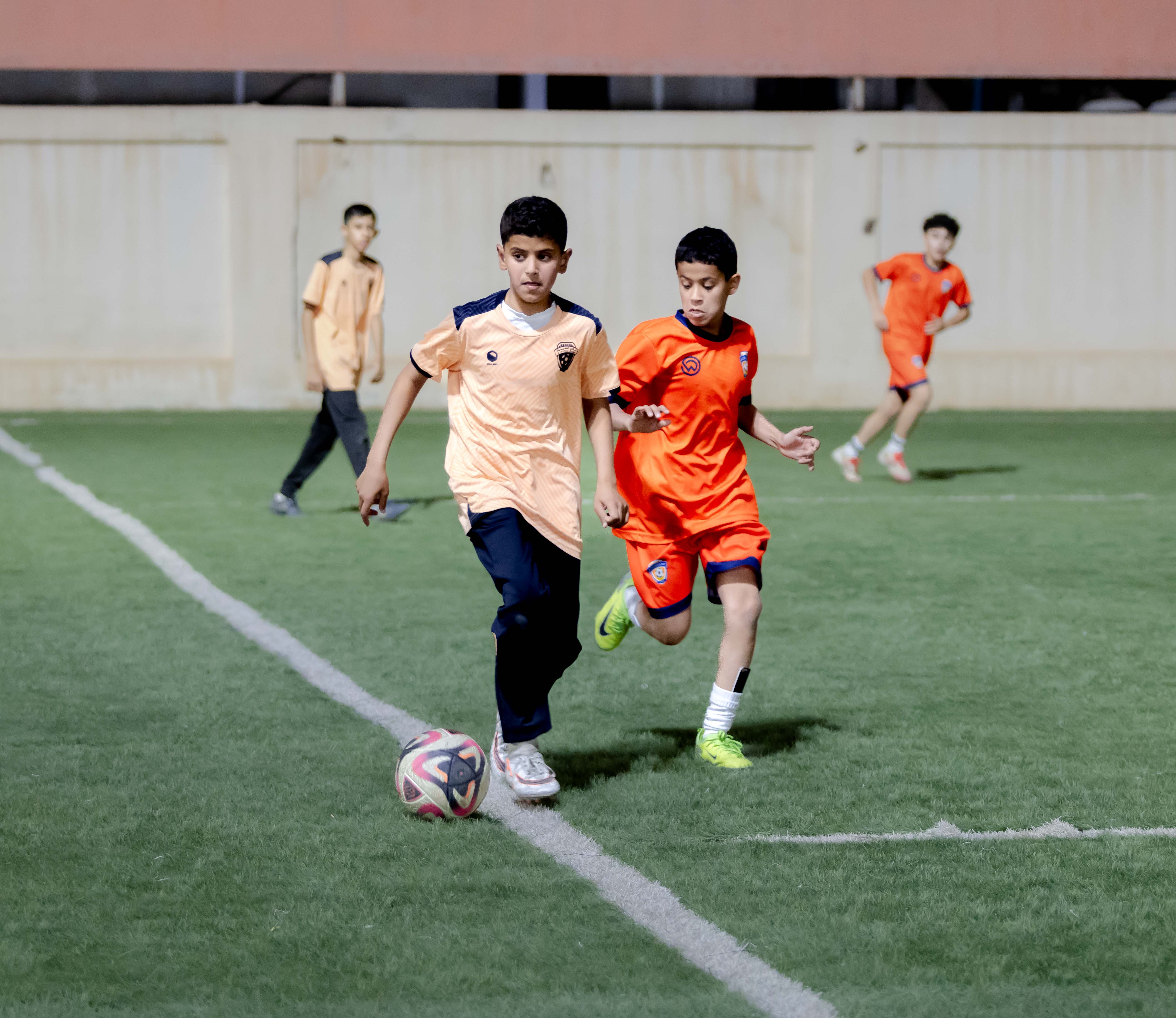 اكاديمية الفيحاء تقيم مناورة ودية