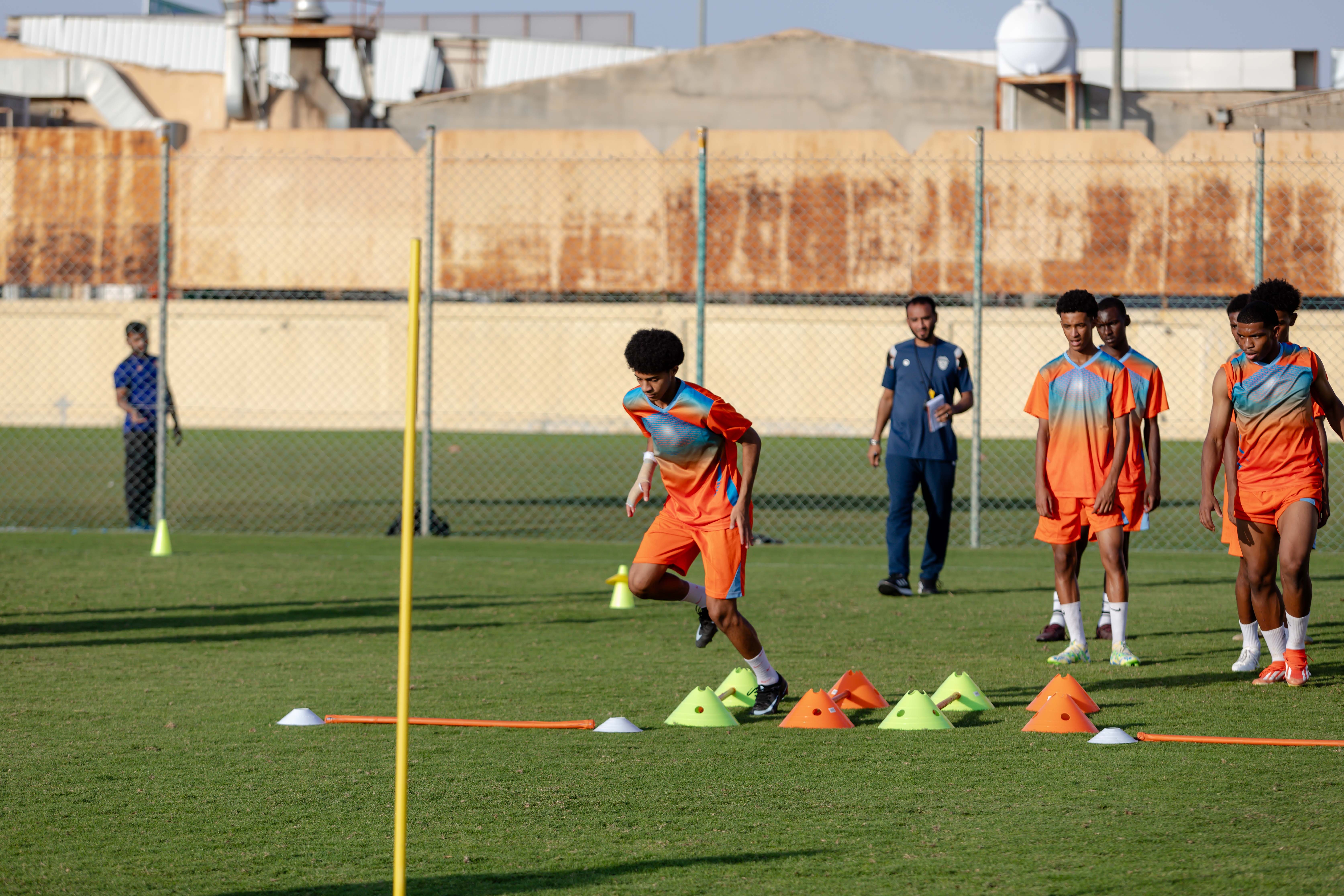 الفيحاء تحت 17 سنة يجري تمرينه الرئيس لمواجهة نظيره نادي الانصار