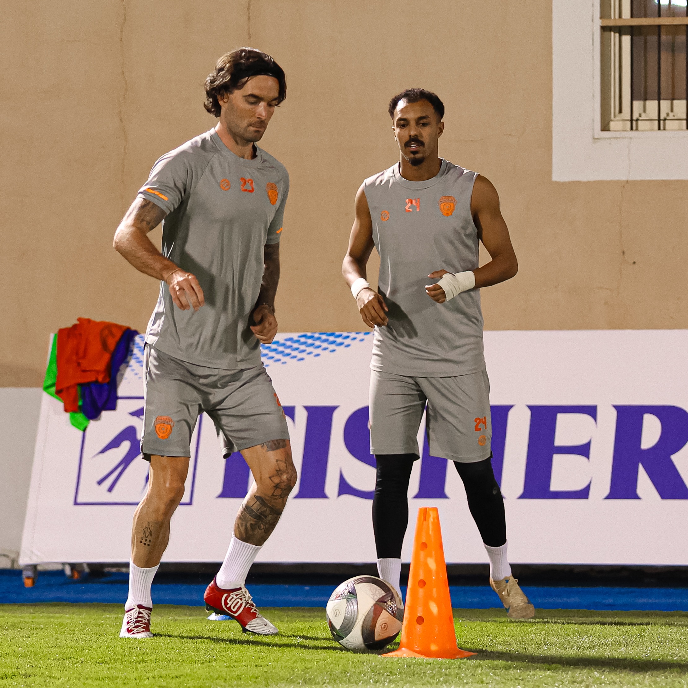 الفيحاء يجري تمرينه الرئيس استعداداً لمواجهة الإتحاد