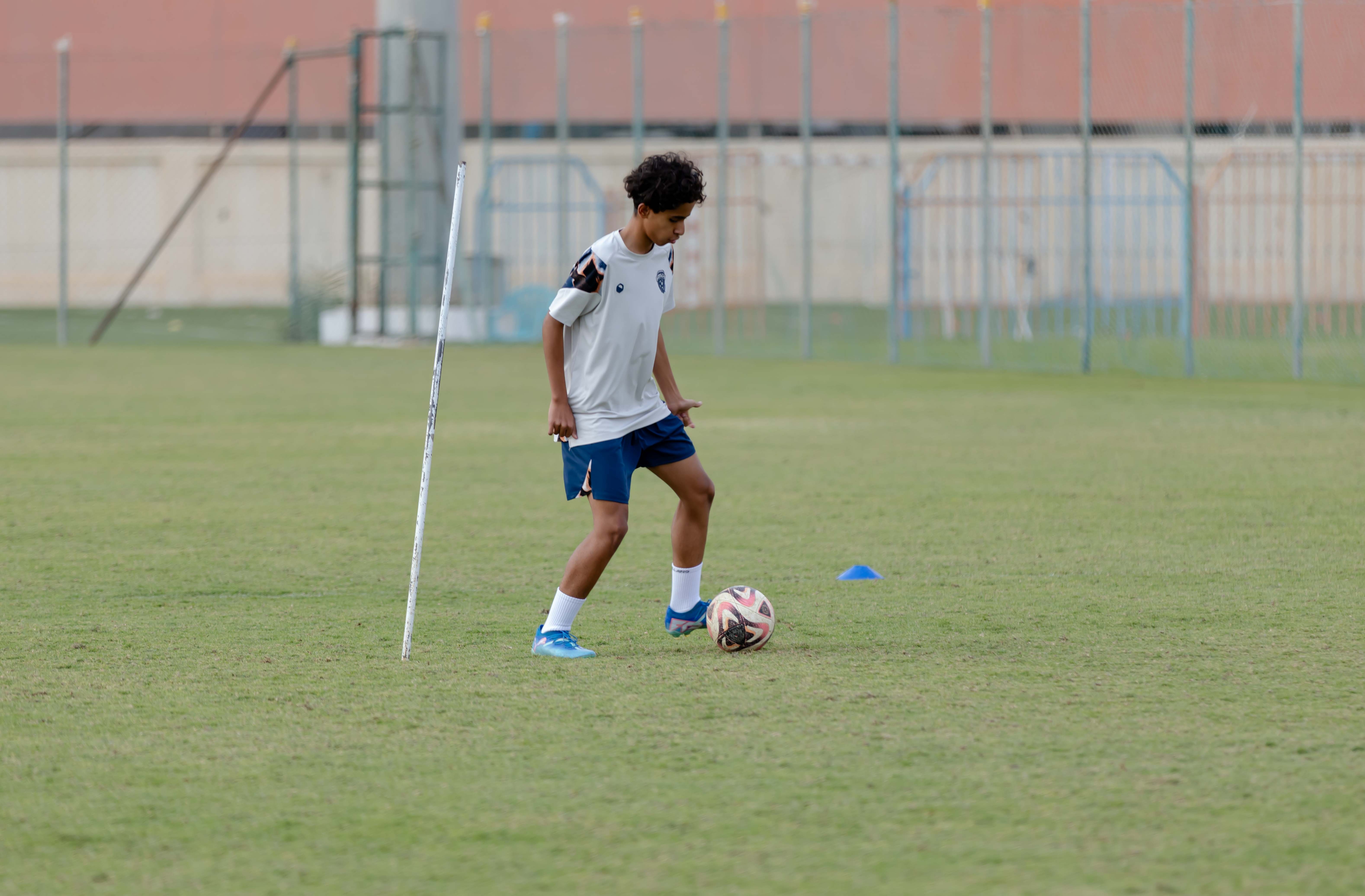 الفيحاء تحت 15 سنة يجري تمرينه الرئيس لمواجهة نظيره نادي الهلال