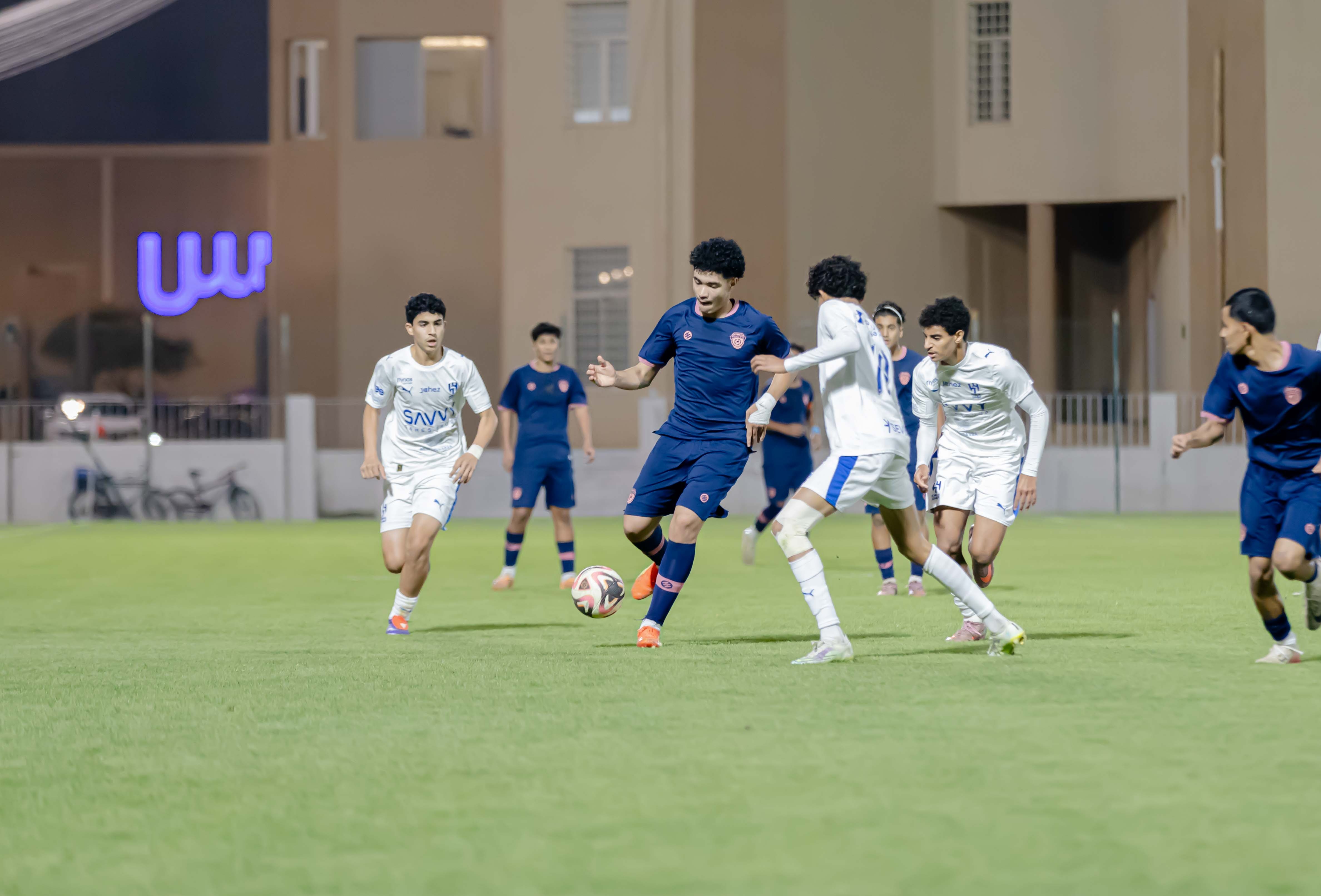 الفيحاء تحت 15 سنة يتعادل سلبياً امام نظيره نادي الهلال