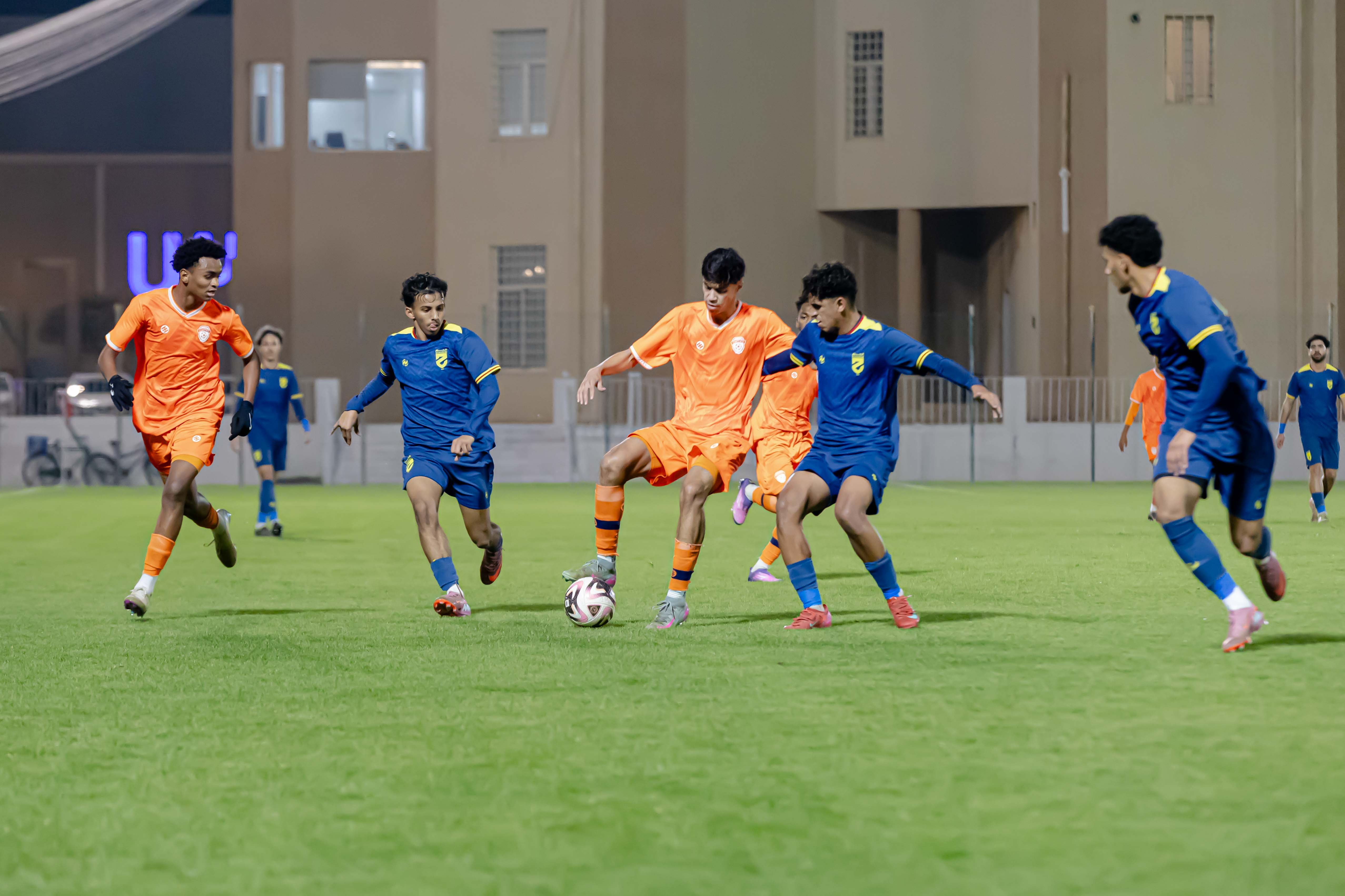 الفيحاء تحت 18 سنة يتعادل ايجابياً مع نظيرة نادي الحزم