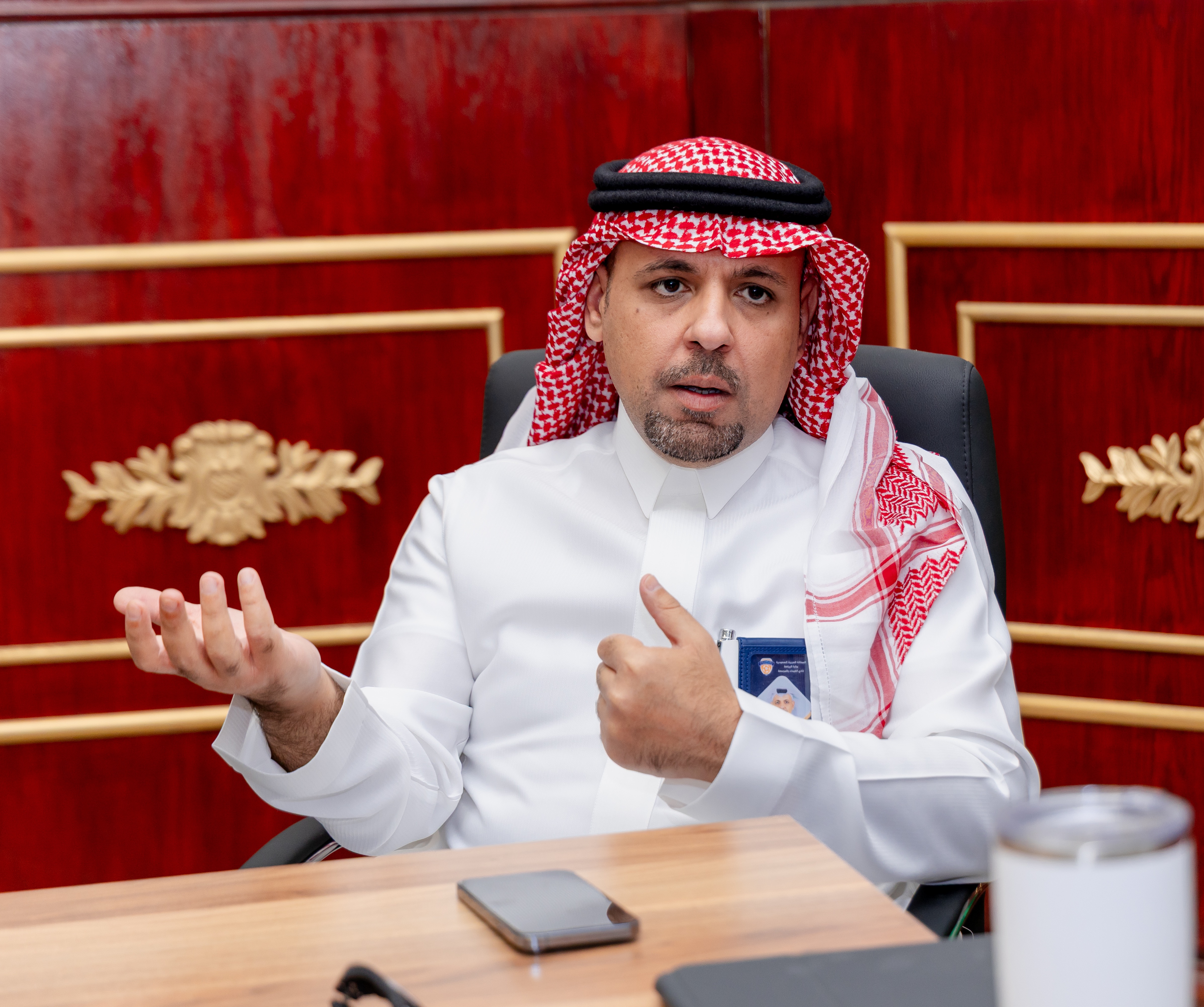 المدير الرياضي برابطة دوري المحترفين السيد مايكل إيمينالو يزور الفيحاء