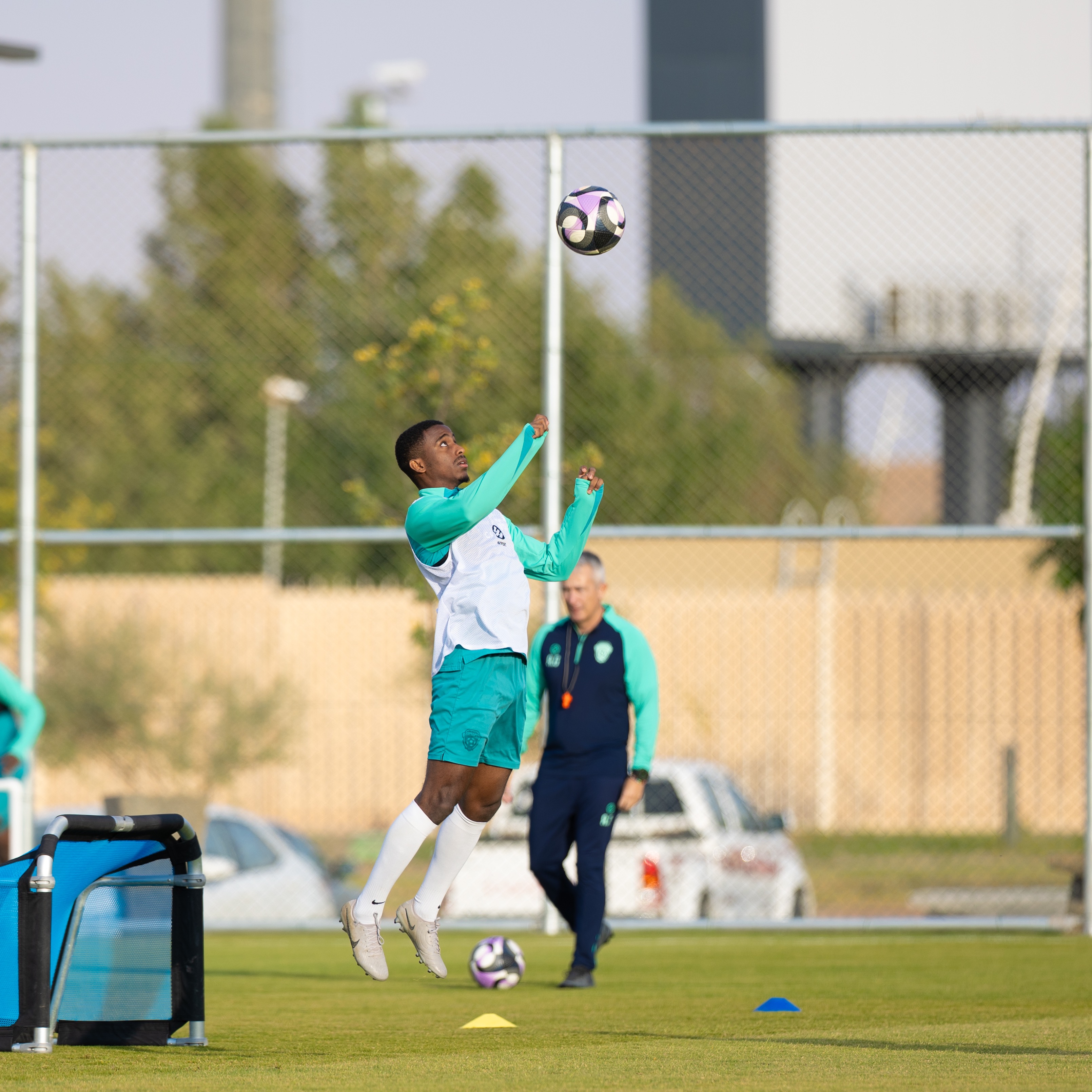 الفيحاء يستأنف تدريباته على الملعب الرديف بمدينة المجمعة الرياضية