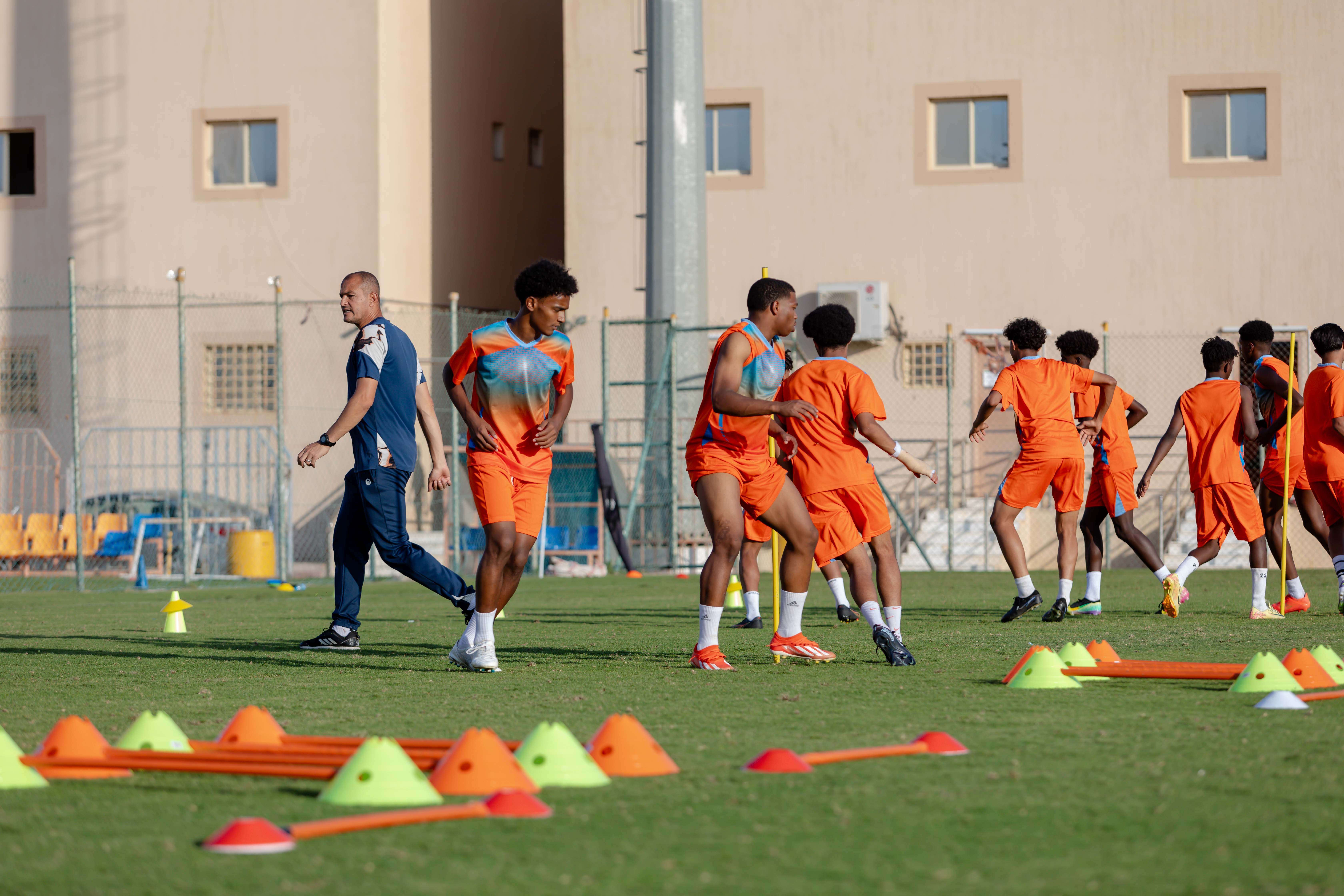 الفيحاء تحت 17 سنة يجري تمرينه الرئيس لمواجهة نظيره نادي الانصار