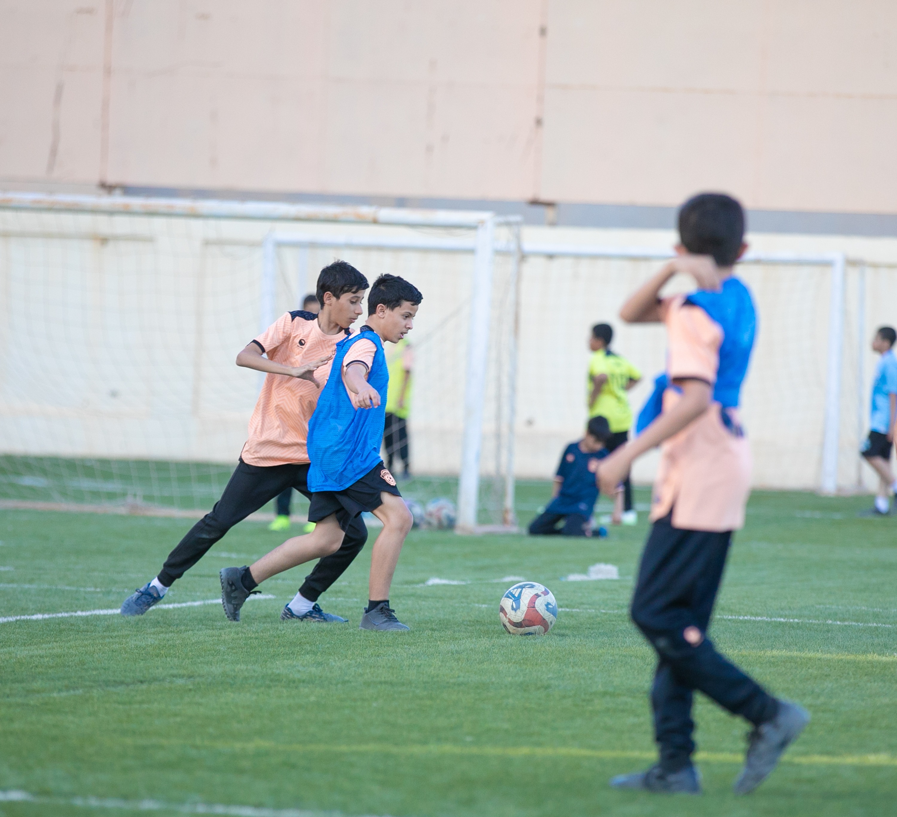 أكاديمية الفيحاء تواصل تدريباتها اليومية