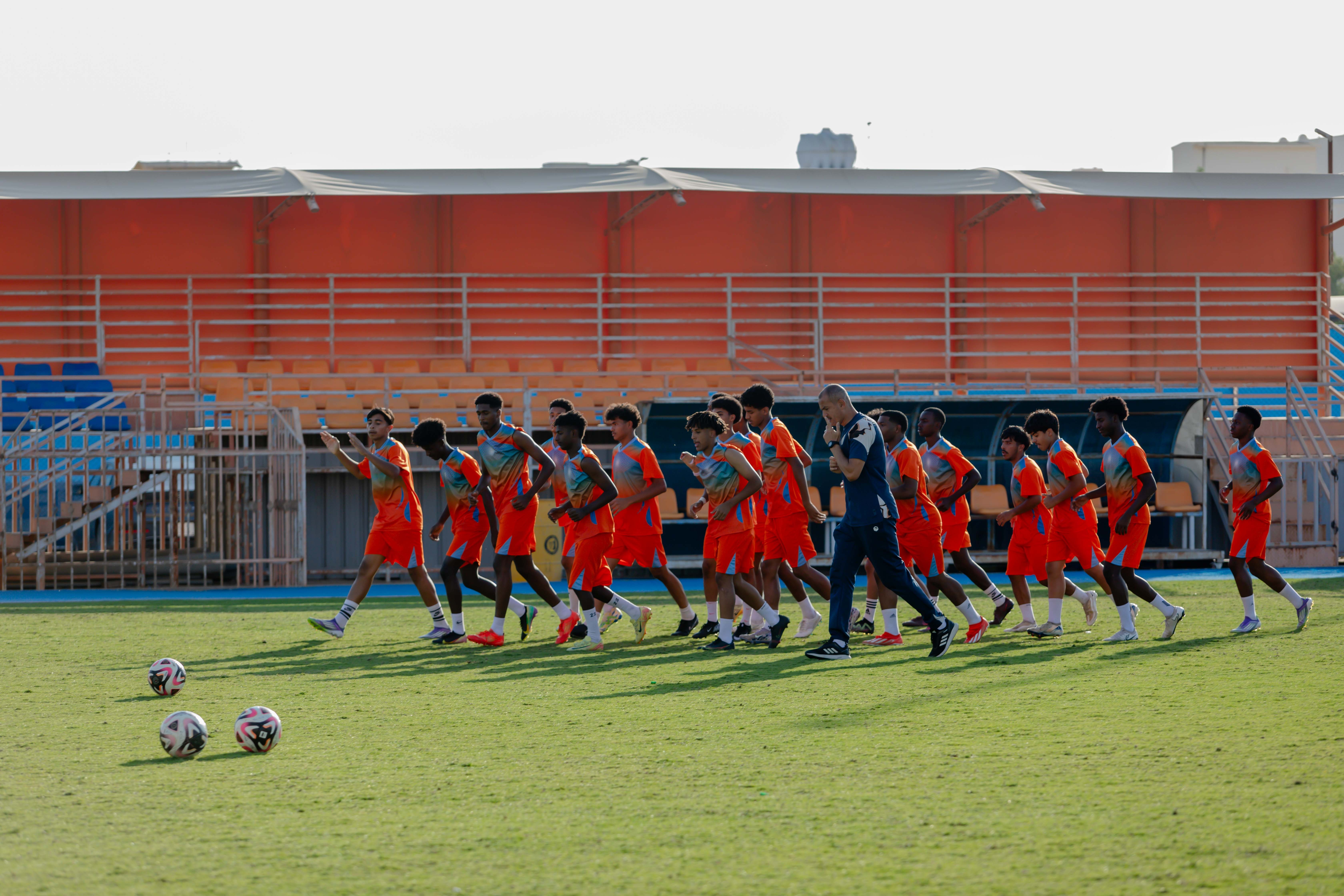 الفيحاء تحت 17 سنة يجري تمرينه الرئيس لمواجهة نظيره نادي الانصار