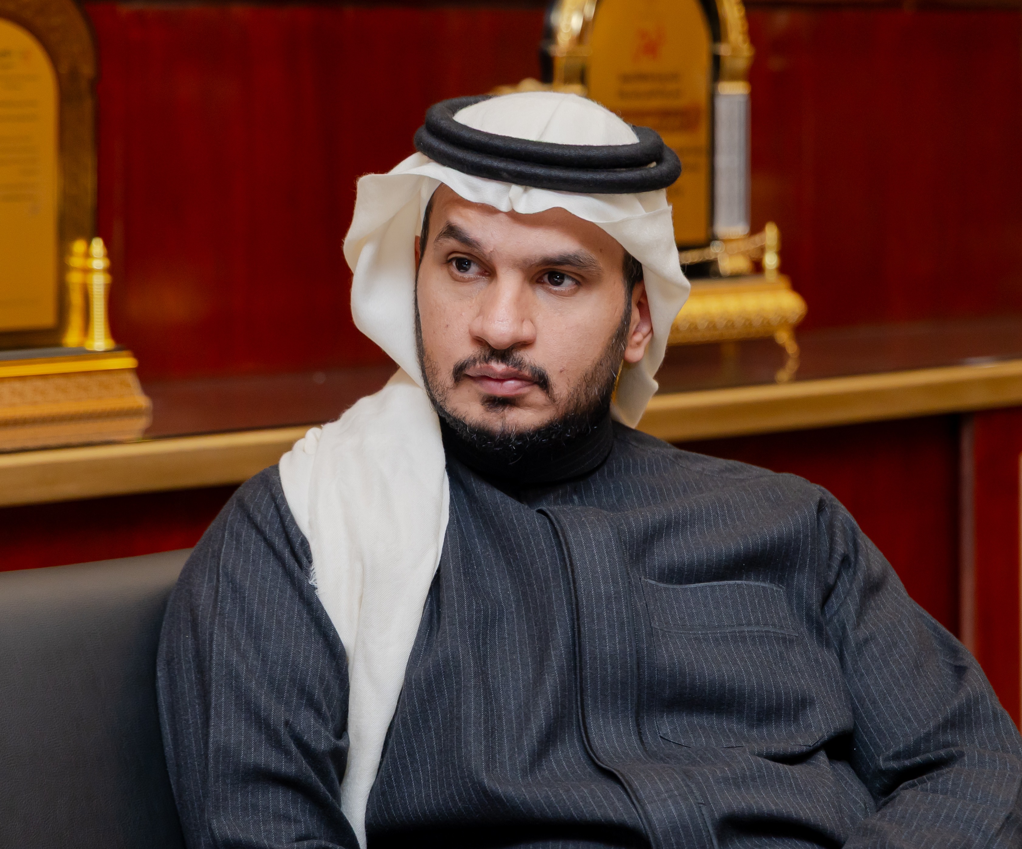 أمين عام الاتحاد السعودي لكرة القدم الأستاذ إبراهيم القاسم يزور نادي الفيحاء