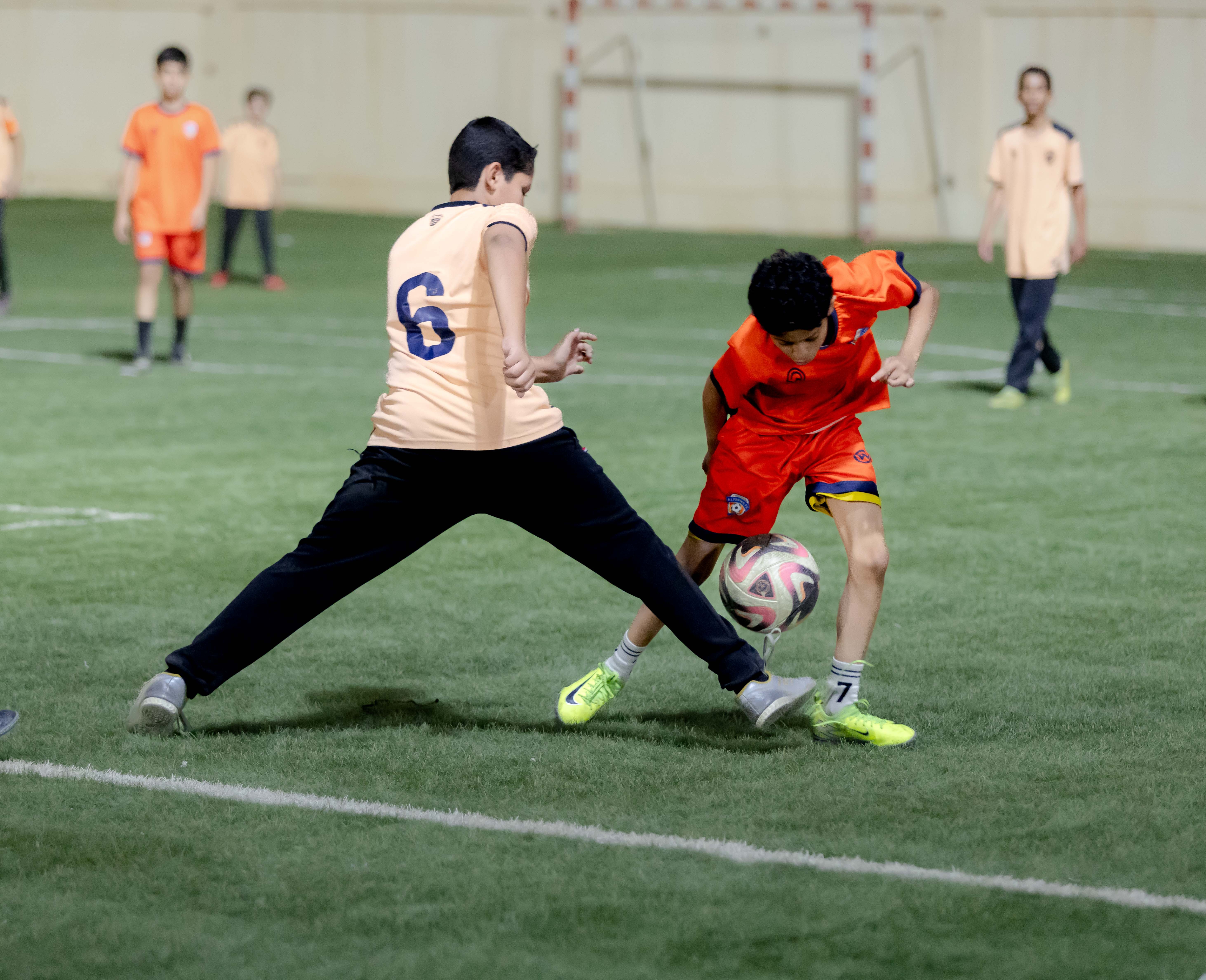 اكاديمية الفيحاء تقيم مناورة ودية