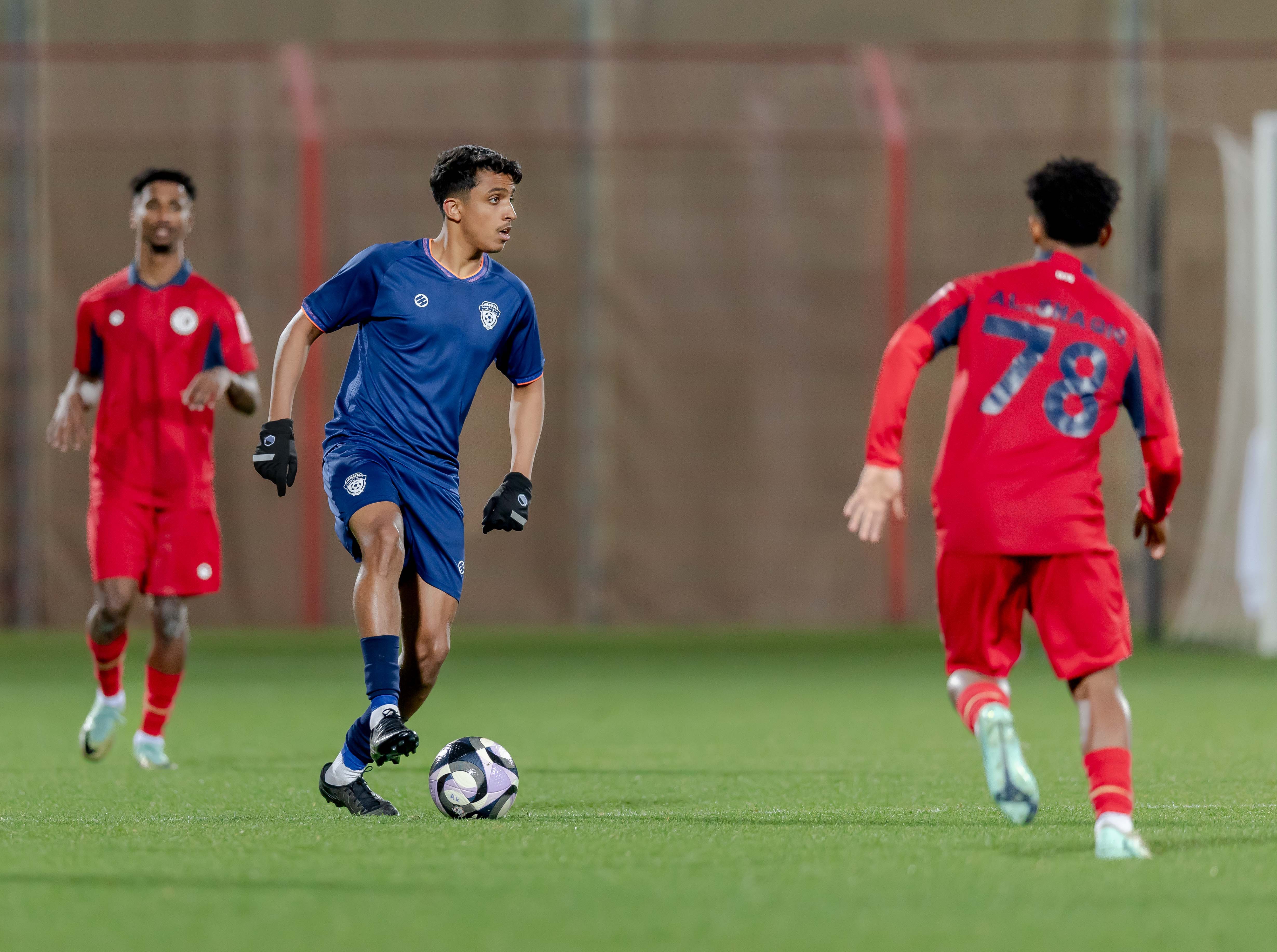 الفيحاء تحت 21 عامًا يتعادل مع نظيره ضمك ضمن الجولة الثالثة عشر من دوري جوي للنخبة U21 .