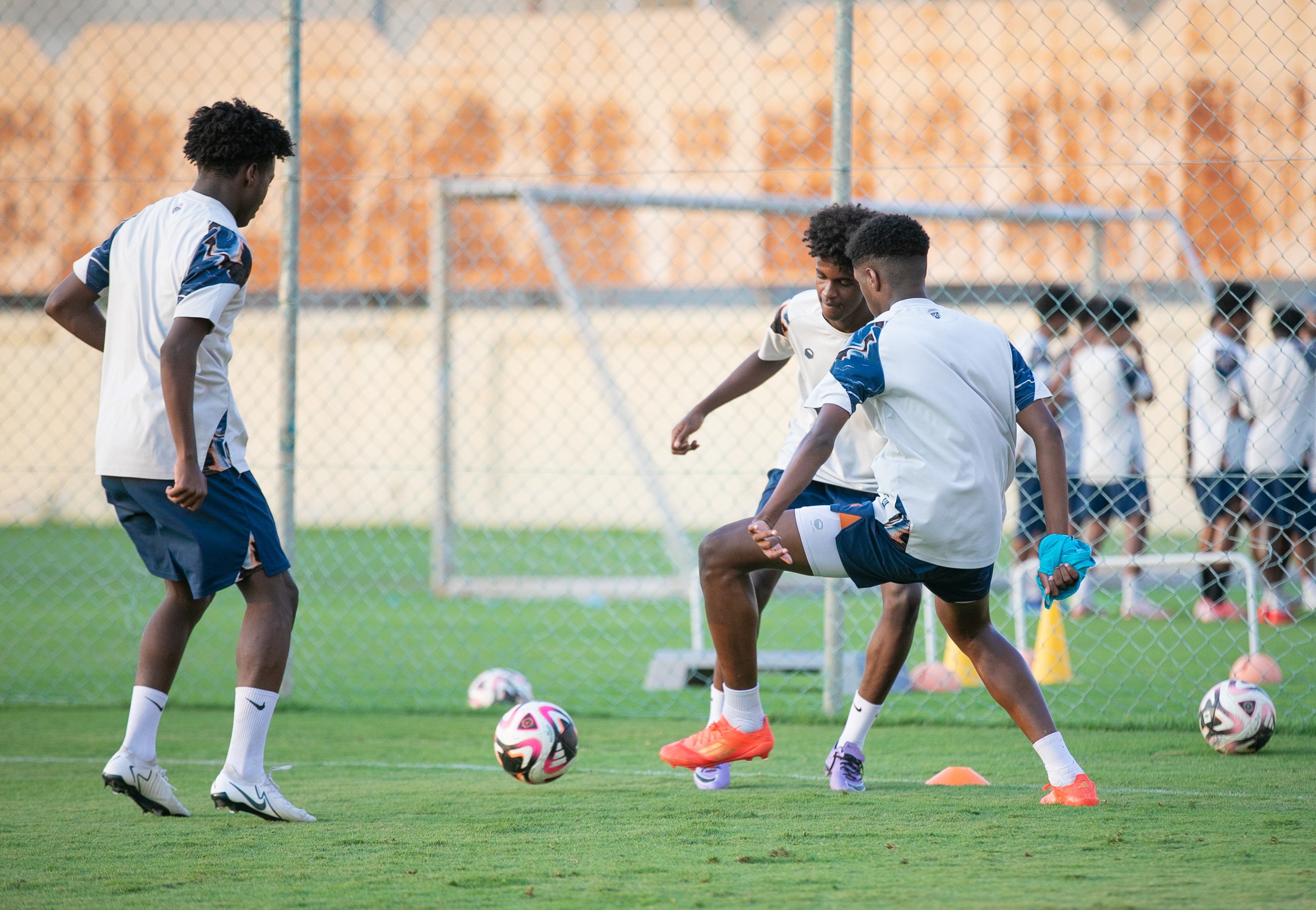 الفيحاء تحت 17 سنة يواصل تحضيراته اليومية لمواجهة نظيره نادي الجيل