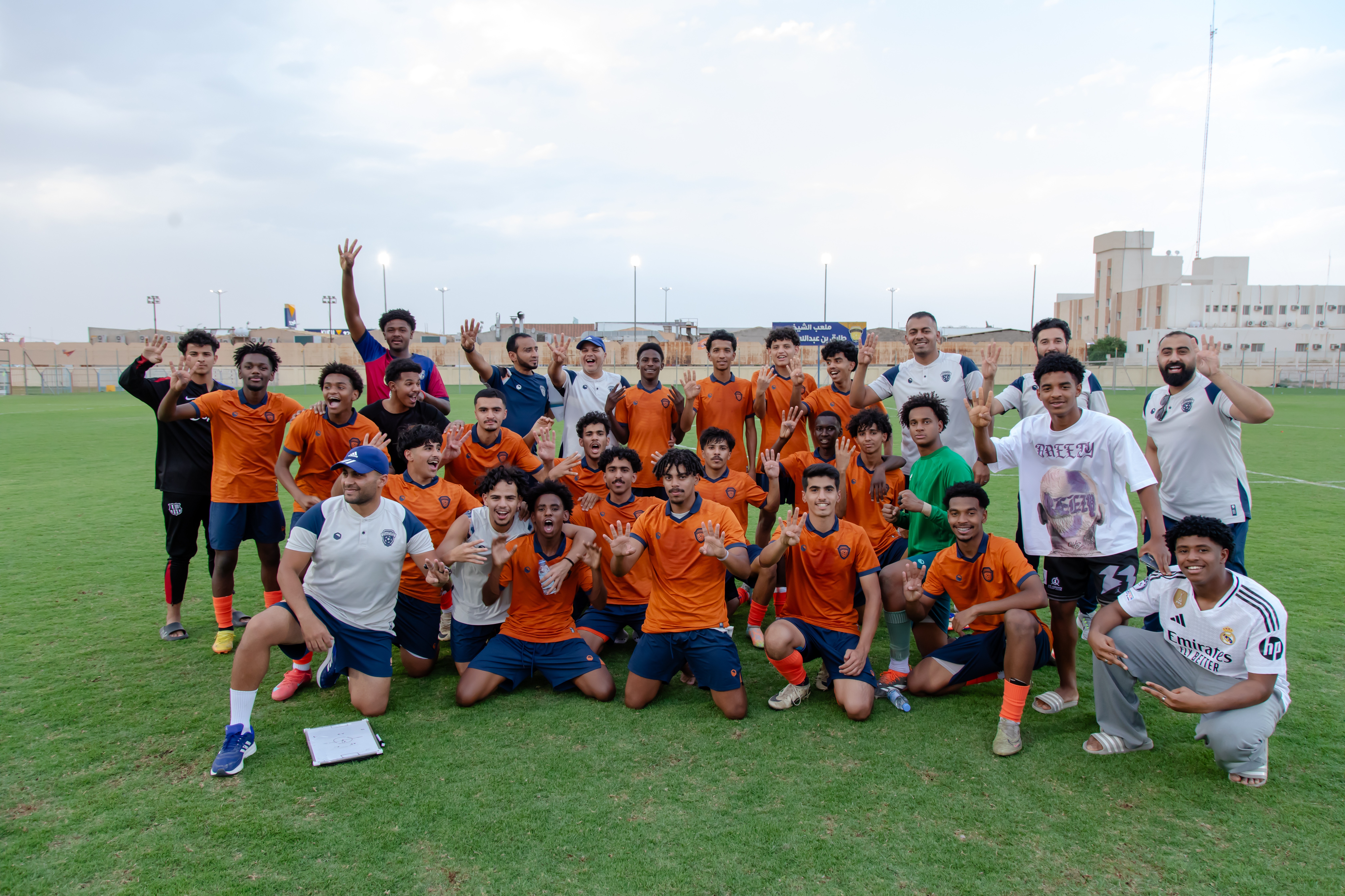 الفيحاء تحت 17 سنة يكسب لقاء نظيره نادي الفيصلي باربعة اهداف نظيفة