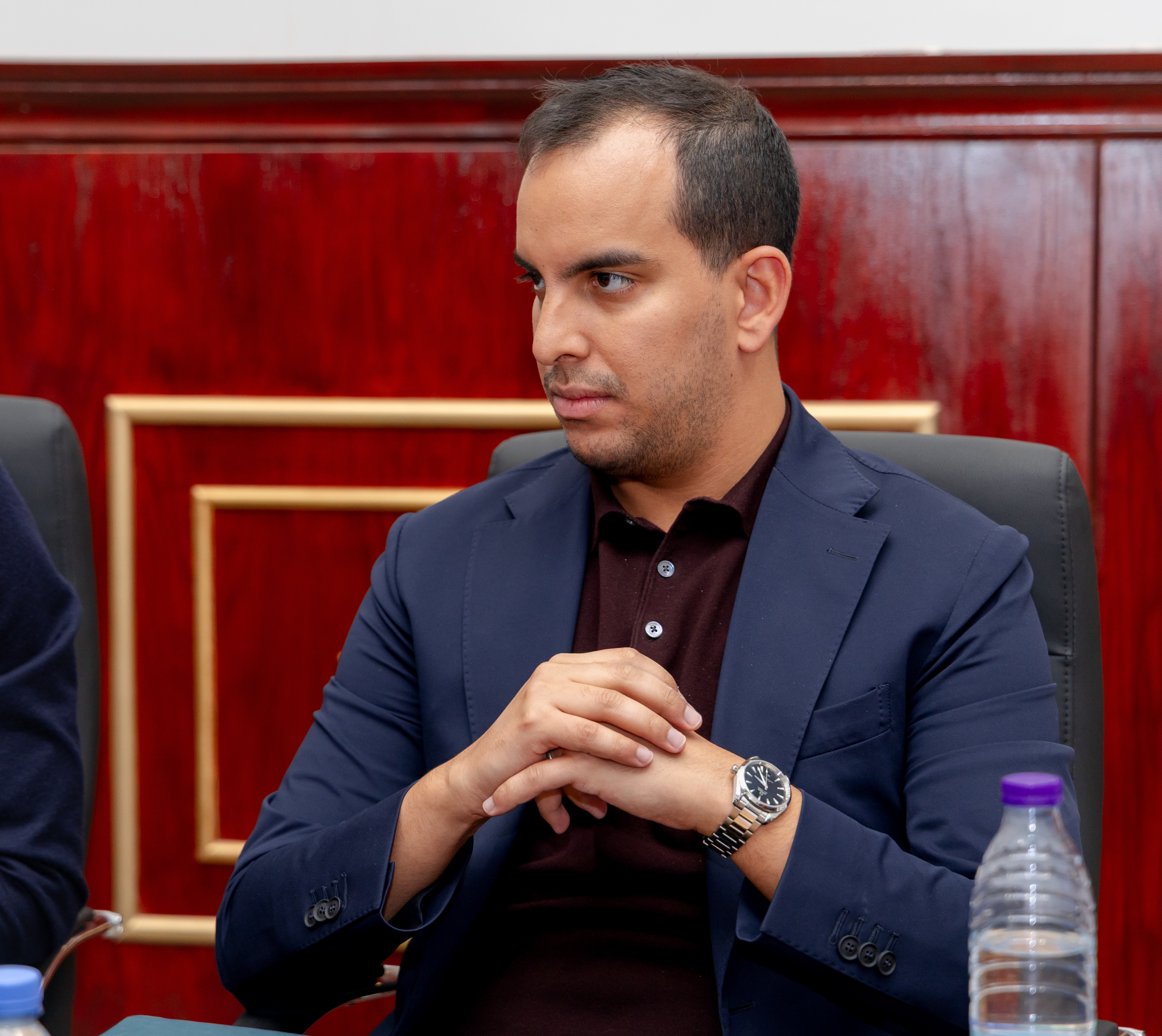 المدير الرياضي برابطة دوري المحترفين السيد مايكل إيمينالو يزور الفيحاء