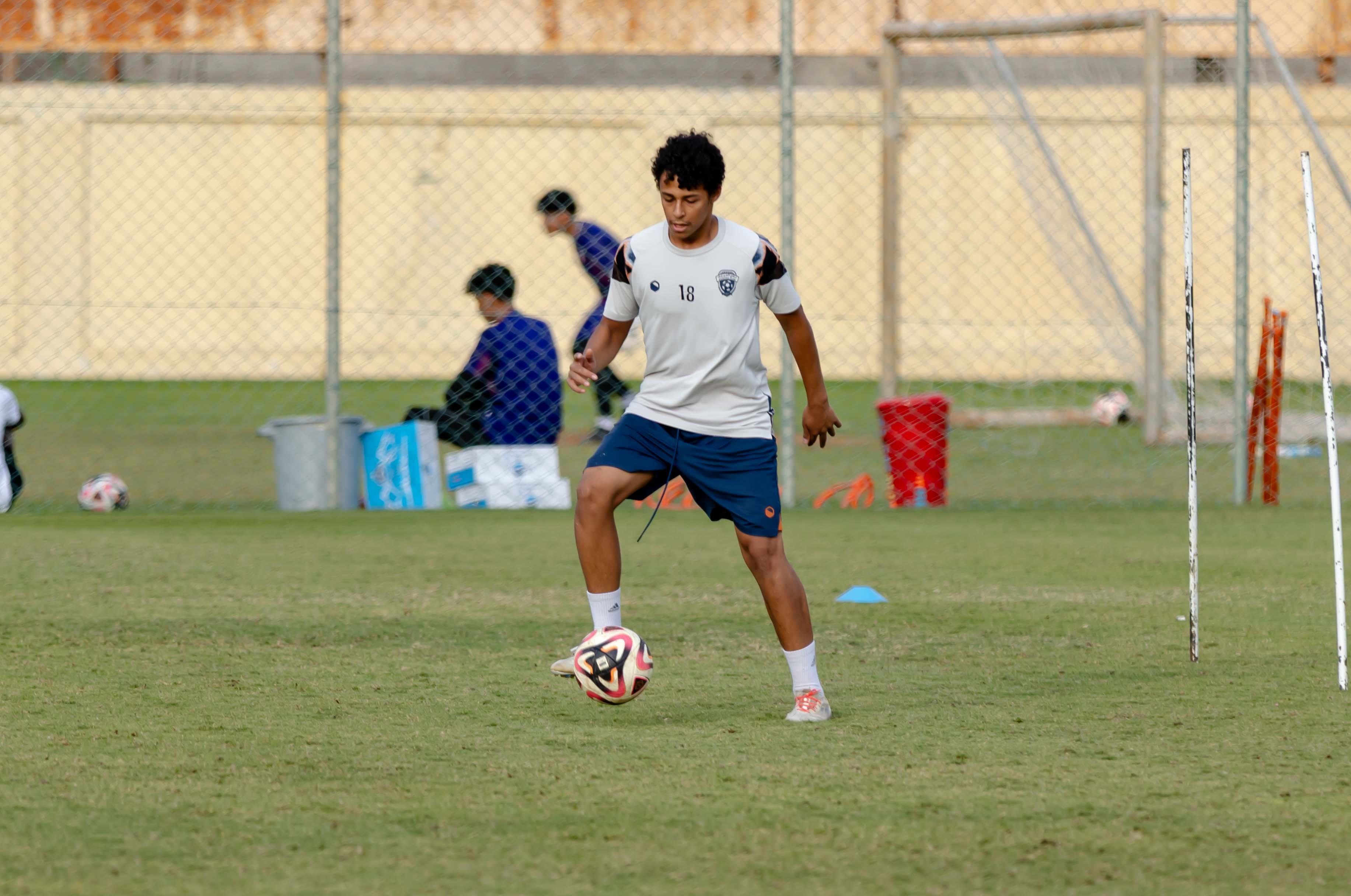 الفيحاء تحت 15 سنة يجري تمرينه الرئيس لمواجهة نظيره نادي الهلال