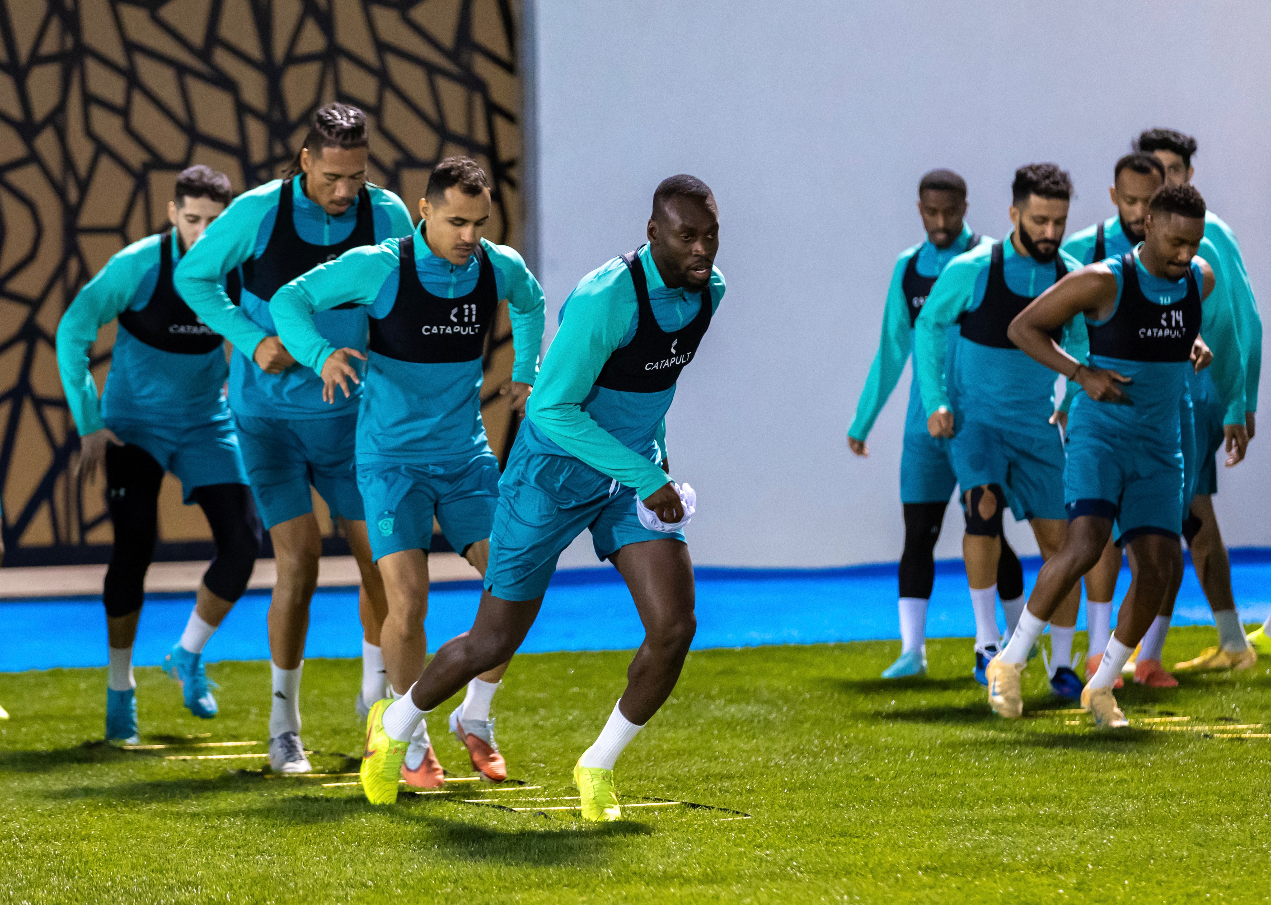 الفيحاء يجري مرانه الرئيس استعداداً لمواجهة التعاون