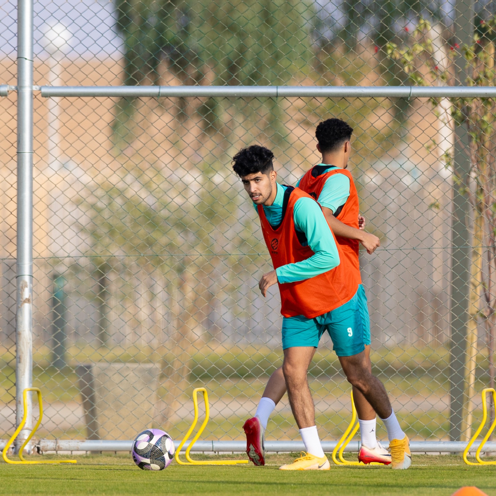 الفيحاء يستأنف تدريباته على الملعب الرديف بمدينة المجمعة الرياضية