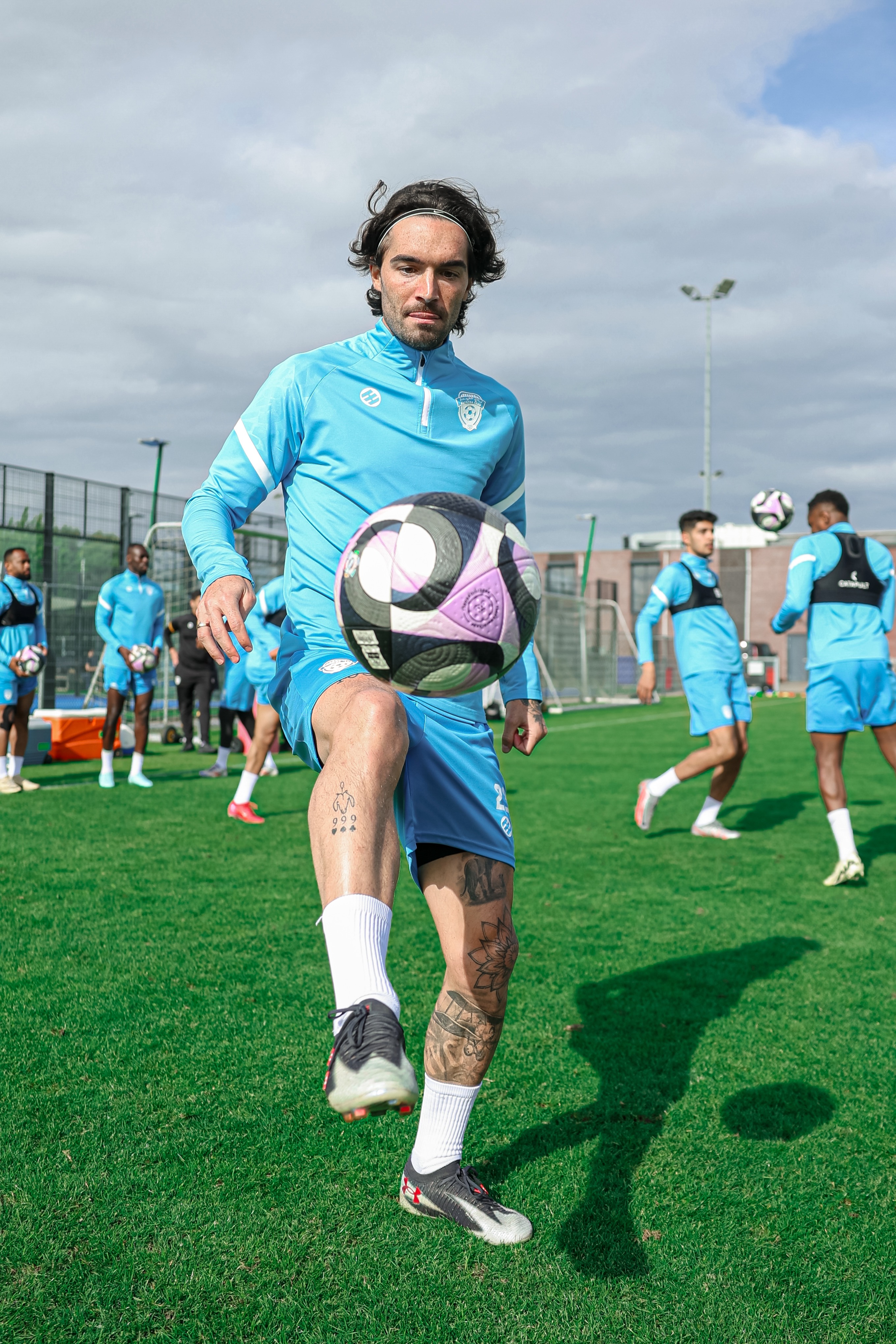 الفيحاء ينهي استعداداته للودية الأولى مع أم صلال القطري بحصتين تدريبيتين