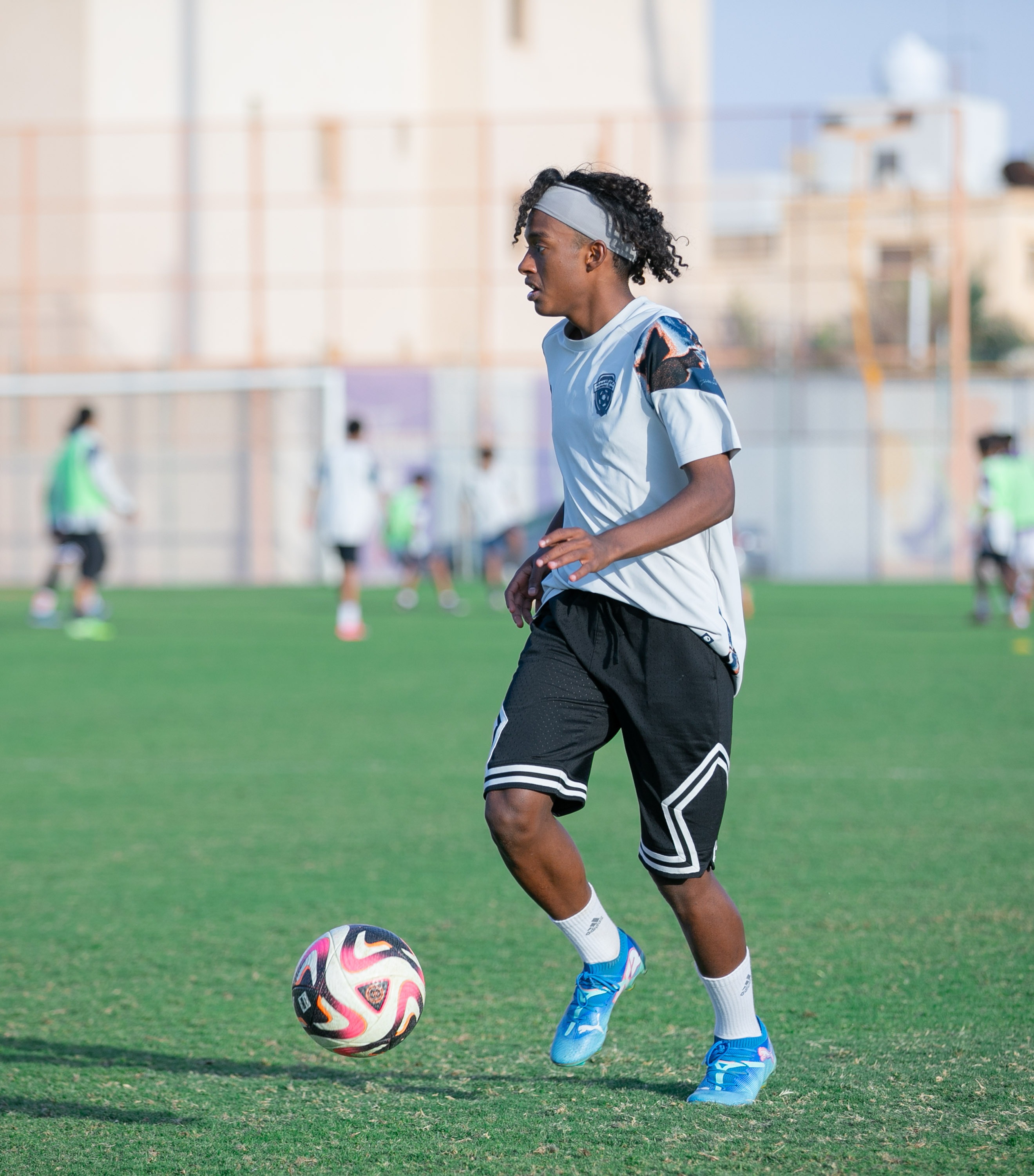 الفيحاء تحت 15 سنة يجري تمرينه الرئيس لمواجهة نظيره نادي الطائي