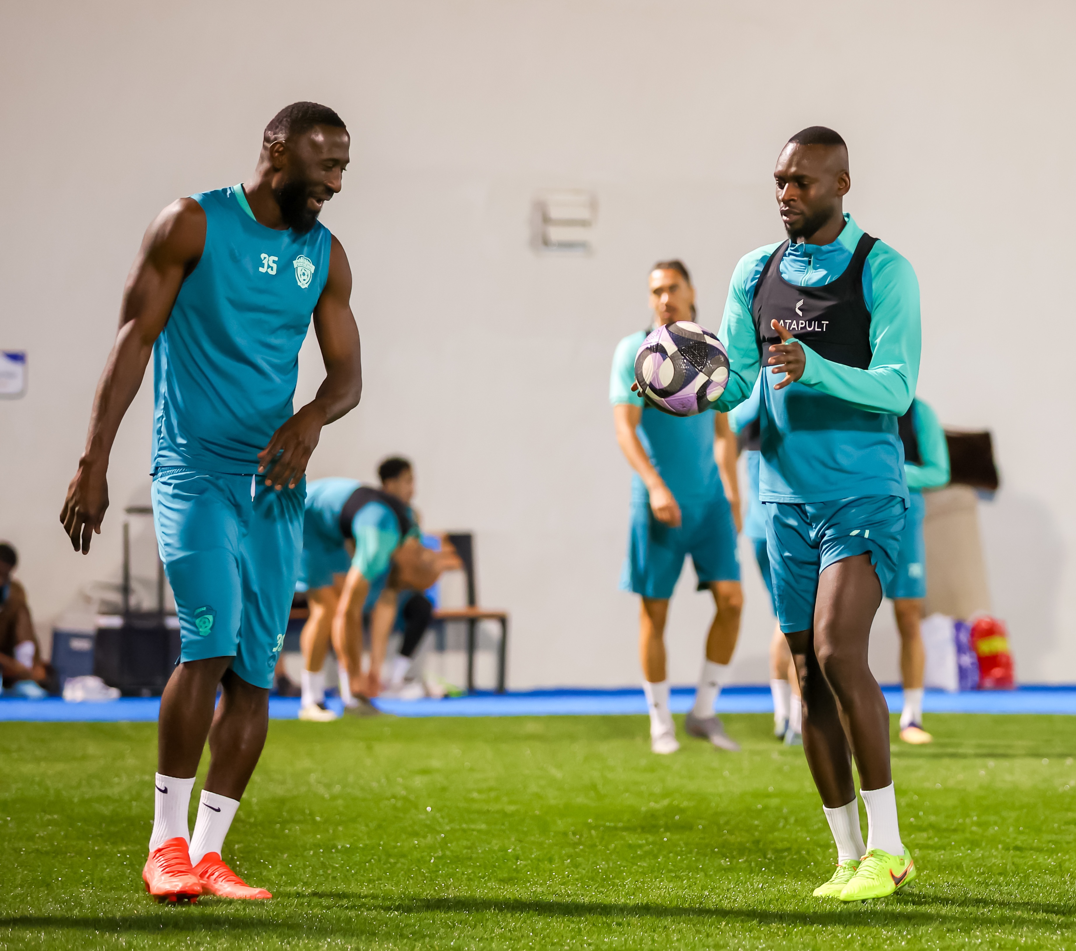 الفيحاء يجري مرانه الرئيس استعداداً لمواجهة #الإتحاد