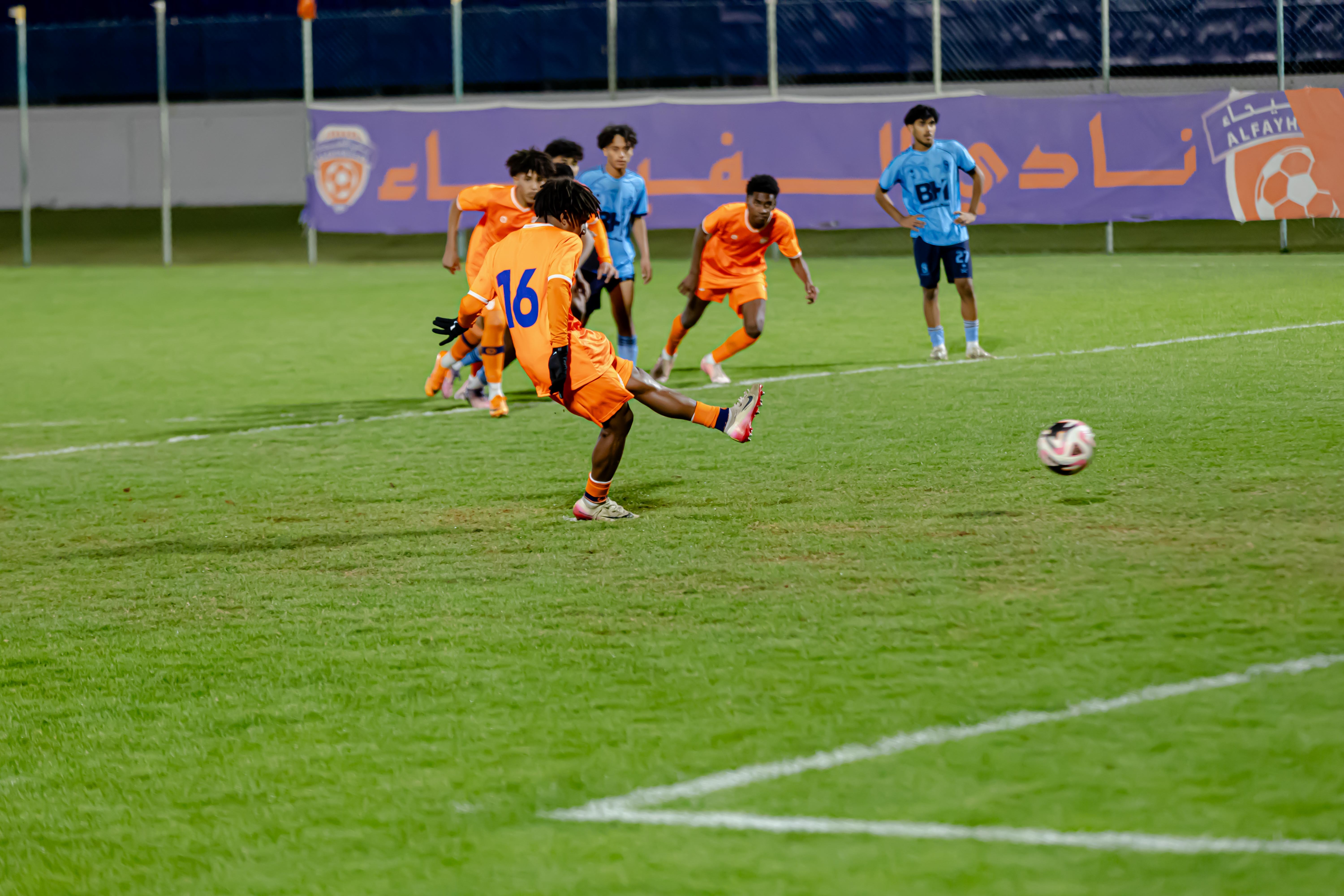 الفيحاء تحت 17 سنة يكسب لقاء نظيرة نادي القنفدة