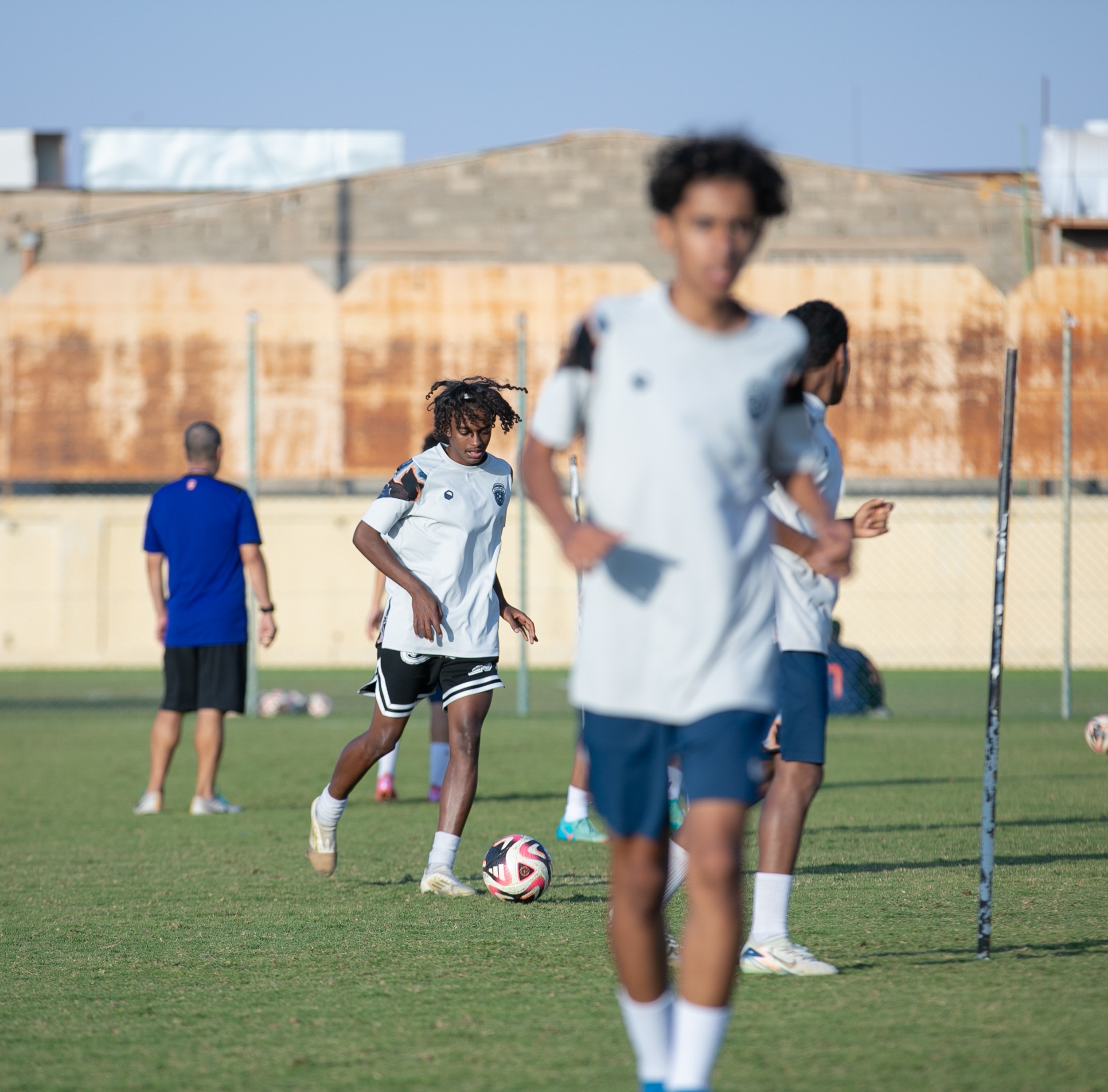 الفيحاء تحت 15 سنة يجري تمرينه الرئيس لمواجهة نظيره نادي الباطن