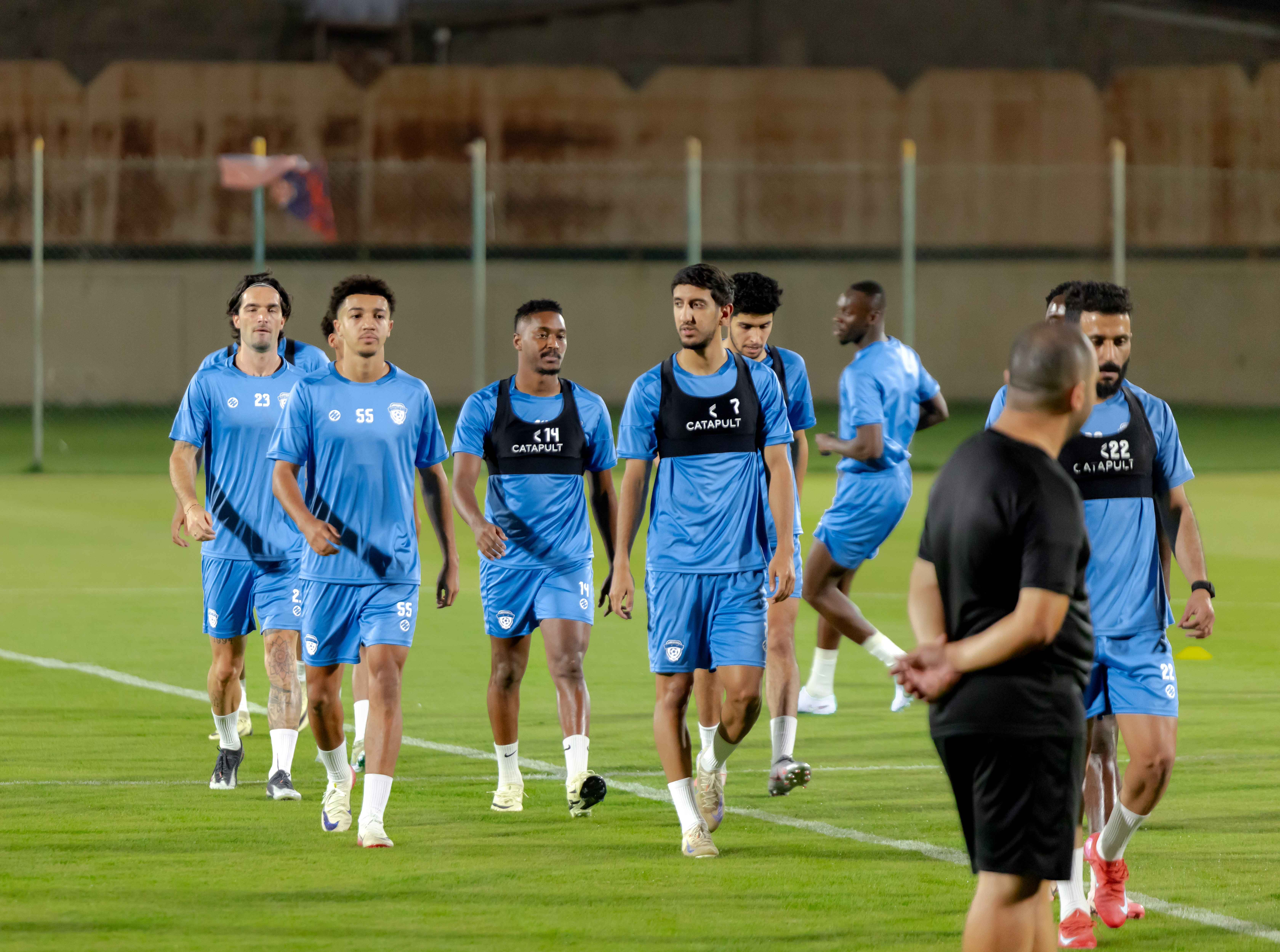 الفيحاء يجري مناورة تكتيكية مساء اليوم السبت بمقر النادي