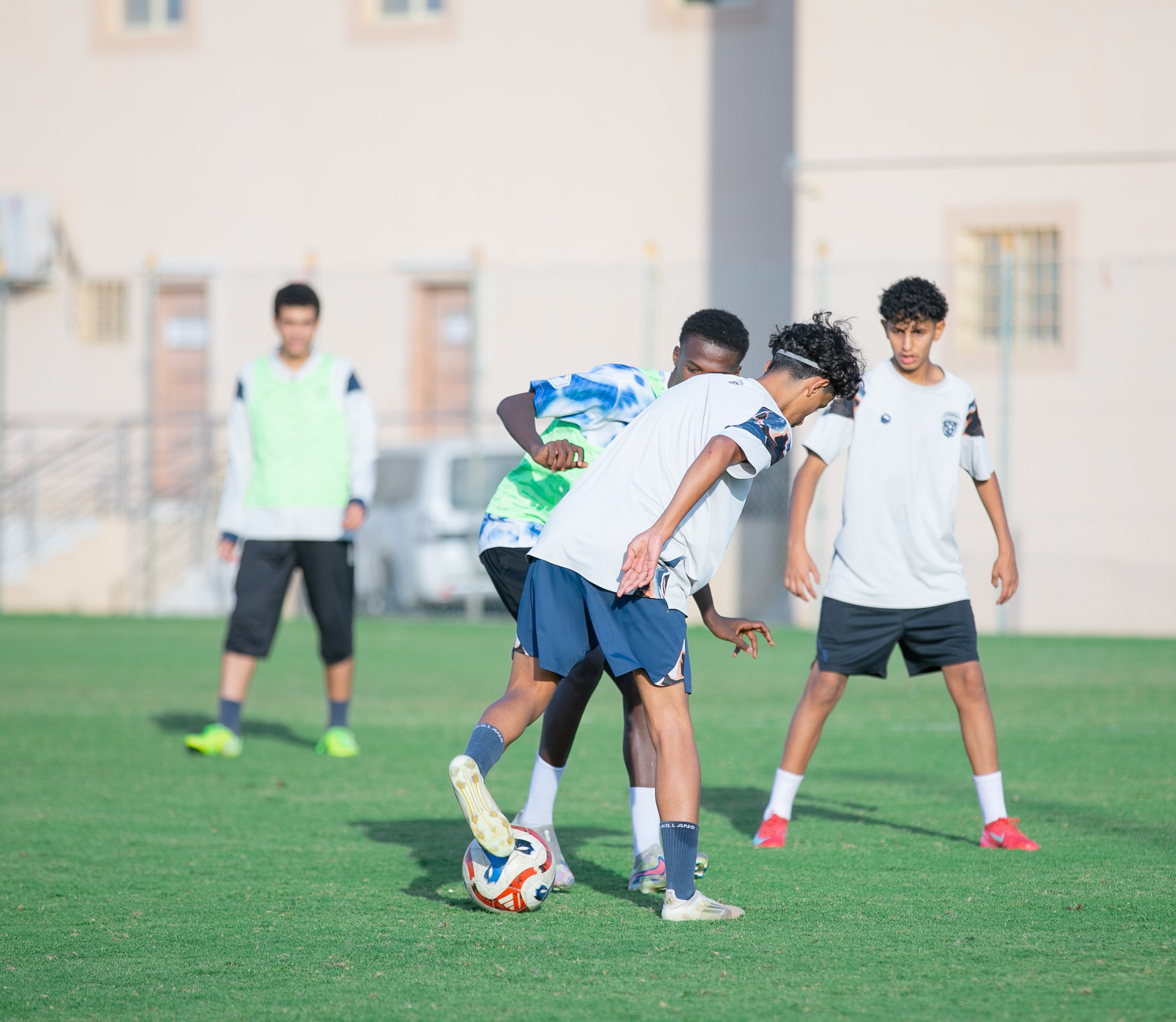 الفيحاء تحت 15 سنة يجري تمرينه الرئيس لمواجهة نظيره نادي الطائي