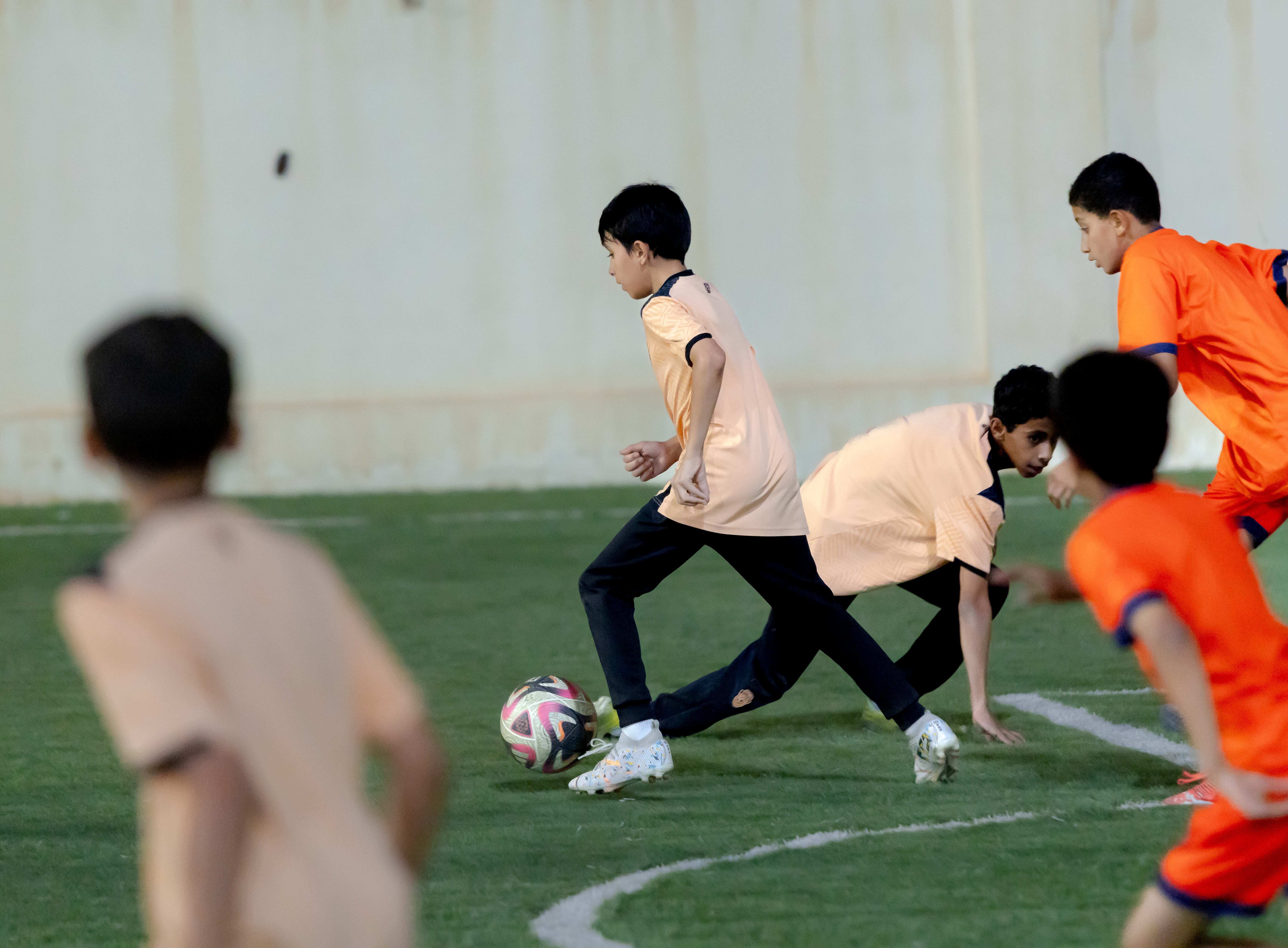 اكاديمية الفيحاء تقيم مناورة ودية