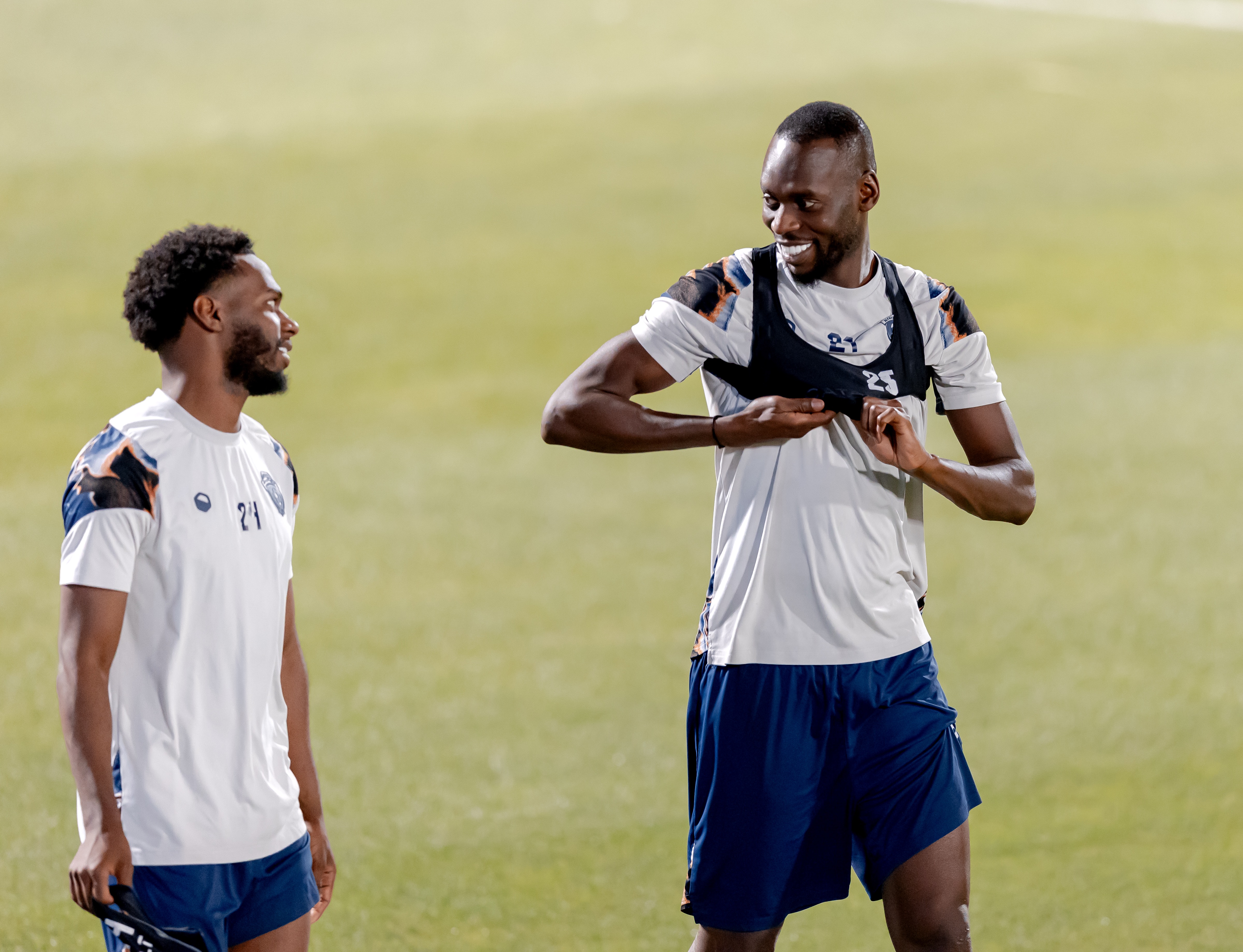 الفيحاء يجري مرانه الرئيس استعداداً لمواجهة الإتحاد