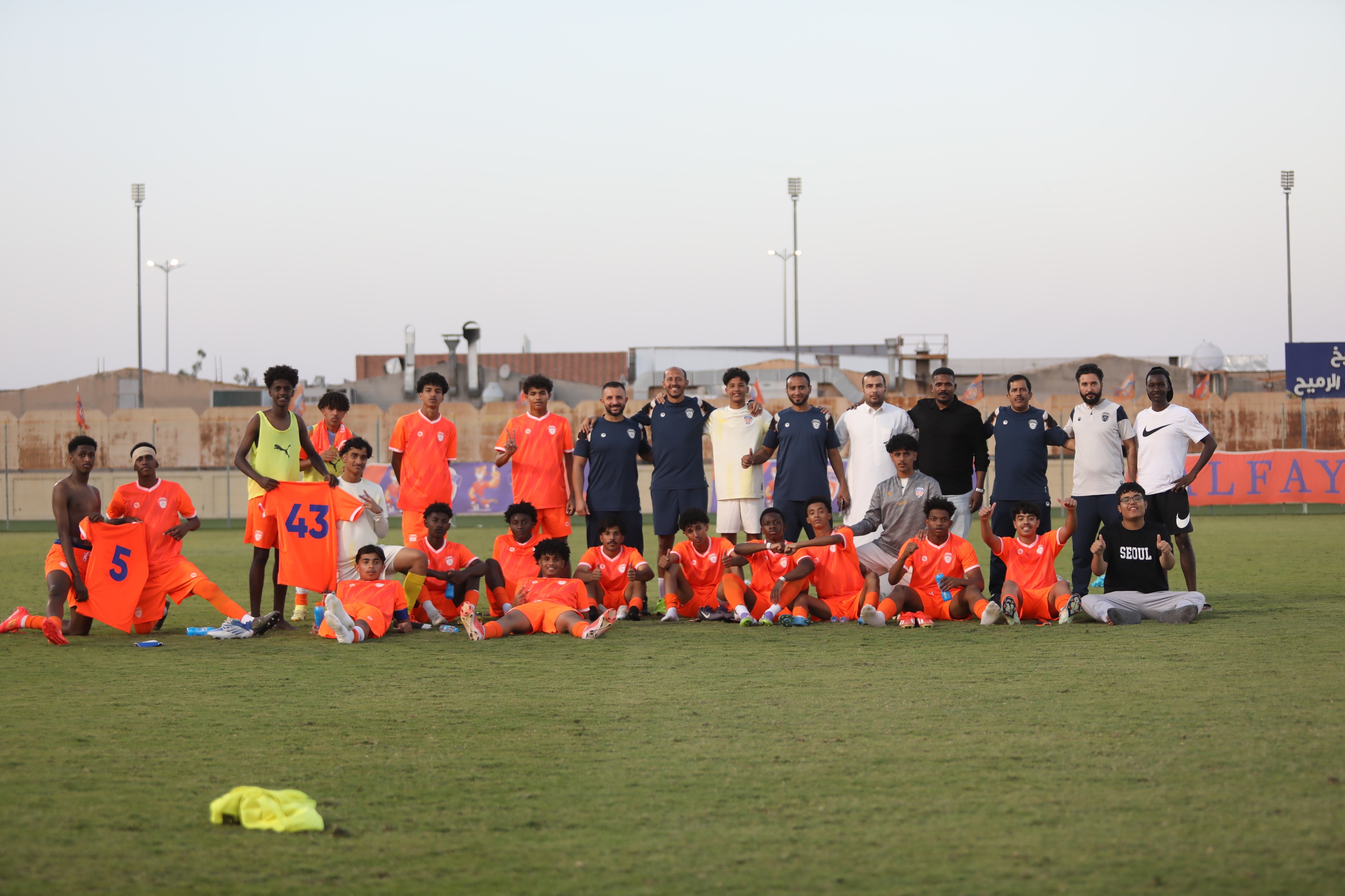 الفيحاء تحت 17 سنة يكسب لقاء نظيره نادي حطين