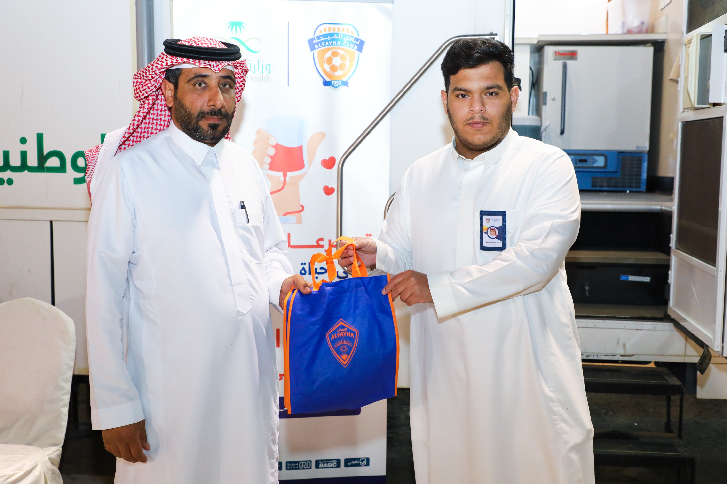 نادي الفيحاء ينظم حملة للتبرع بالدم بالتعاون مع رابطة دوري روشن ووزارة الصحة