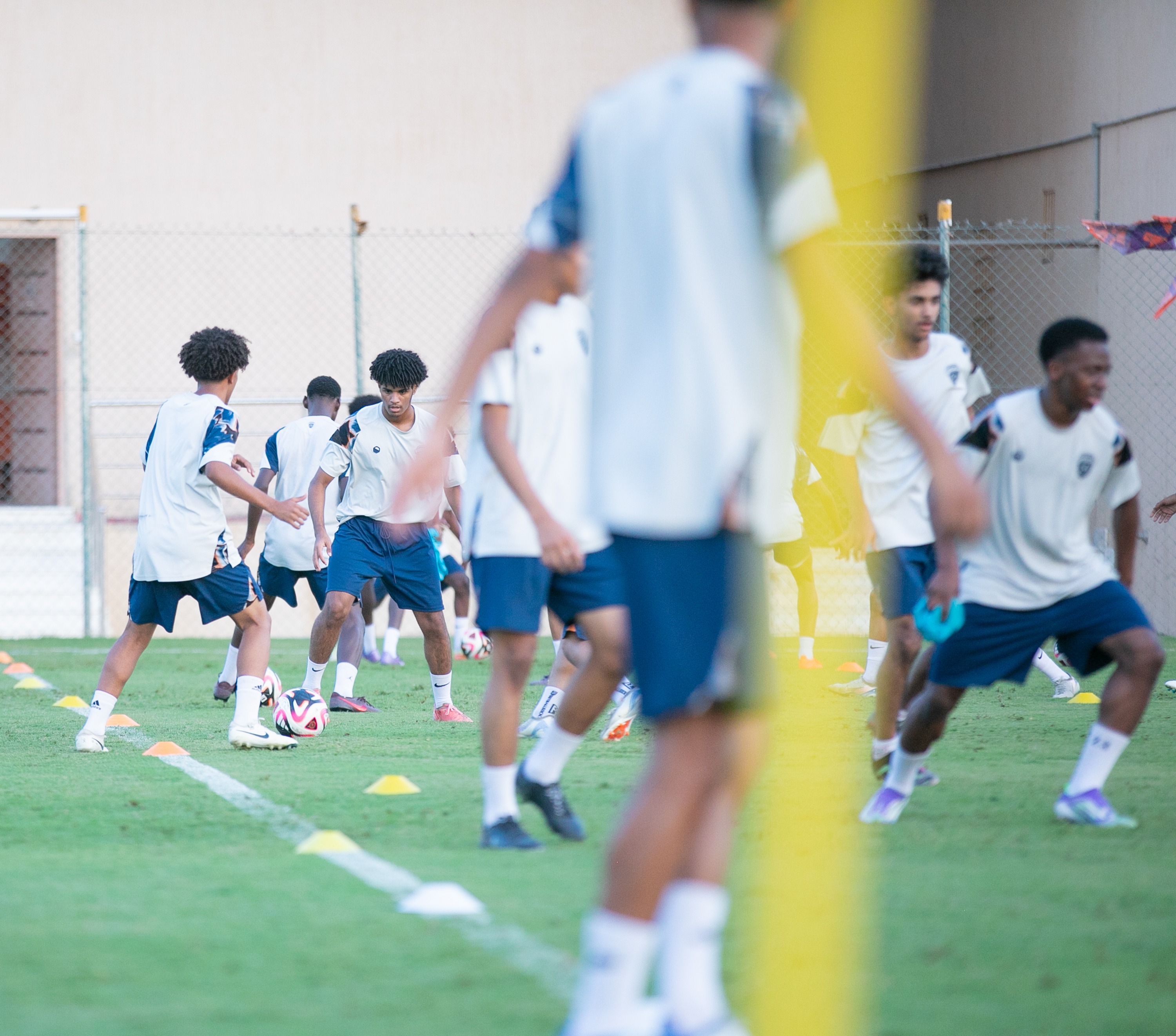 الفيحاء تحت 17 سنة يواصل تحضيراته اليومية لمواجهة نظيره نادي الجيل