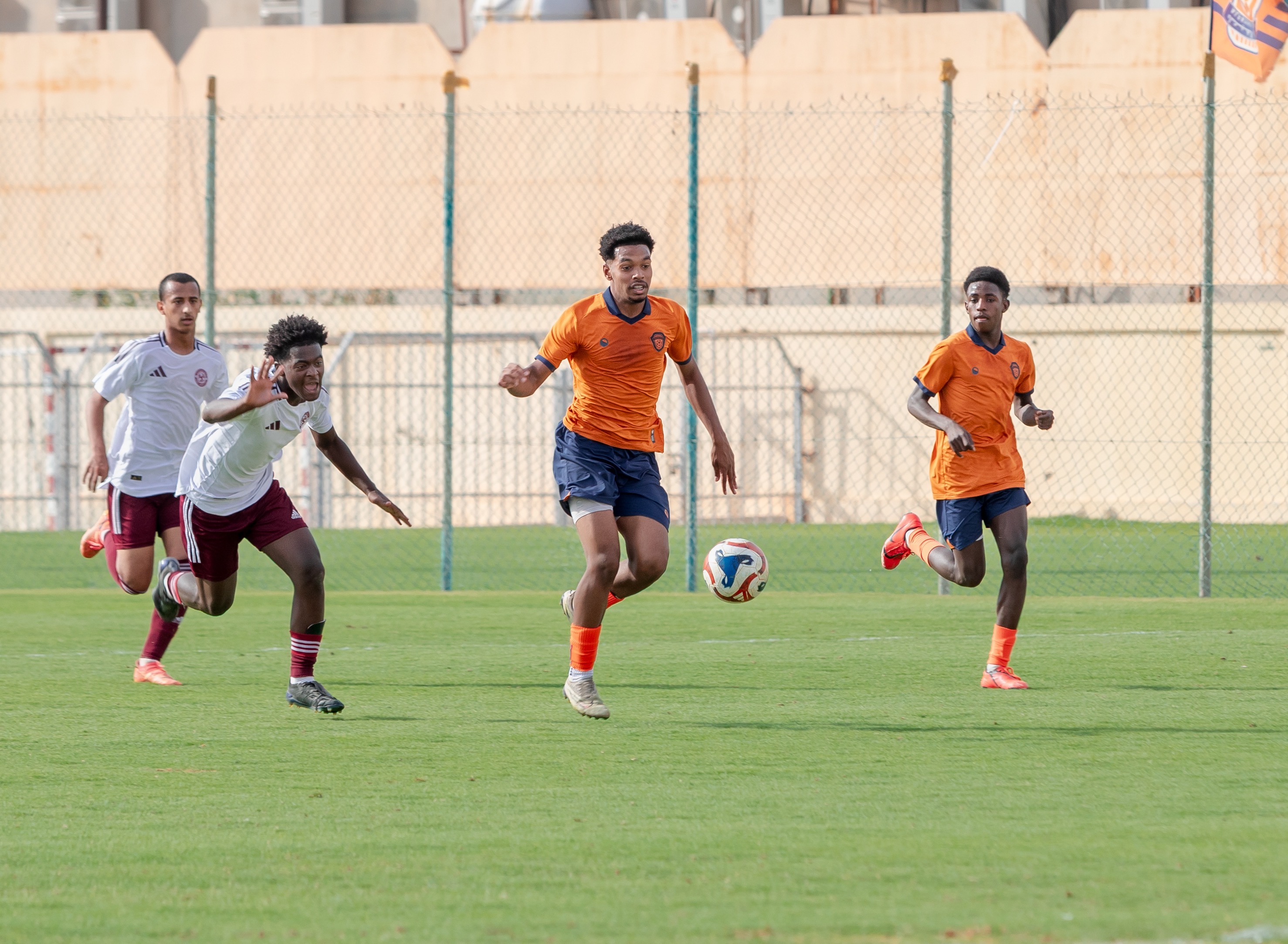 الفيحاء تحت 17 سنة يكسب لقاء نظيره نادي الفيصلي باربعة اهداف نظيفة