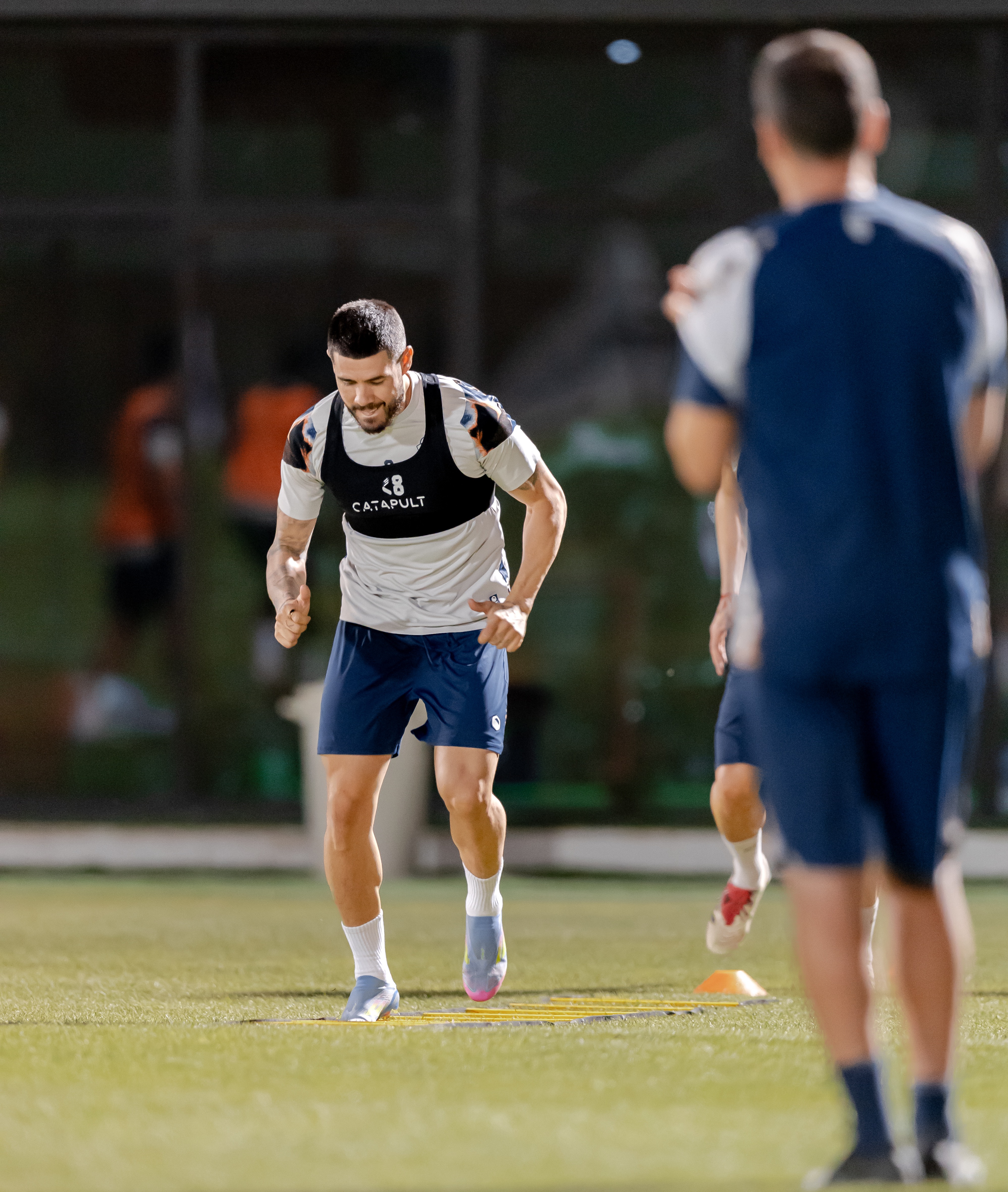 الفيحاء يجري مرانه الرئيس استعداداً لمواجهة الإتحاد