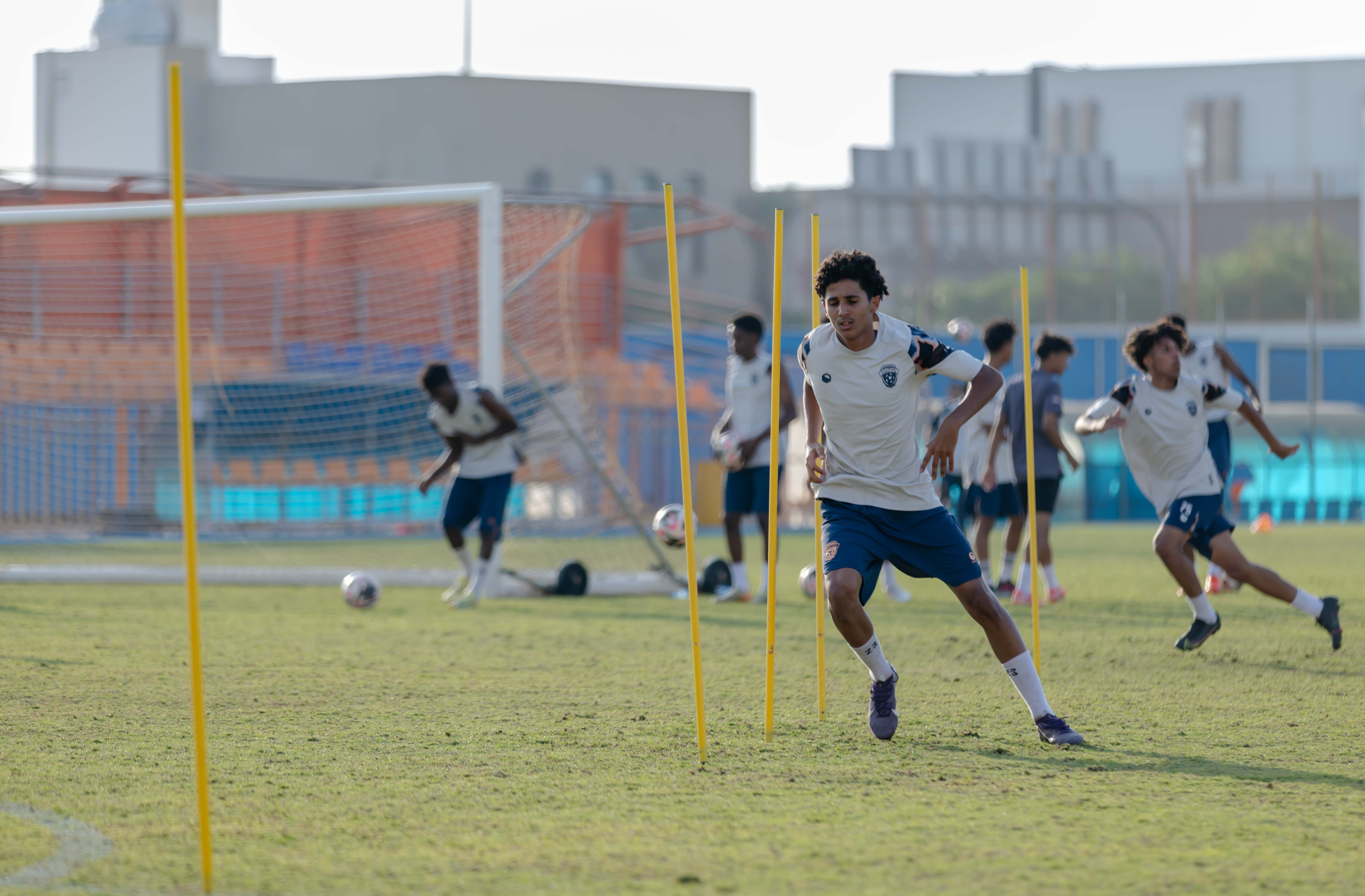 الفيحاء تحت 17 سنة يواصل تحضيراته لمواجهة نظيره نادي هجر لمواجهة هجر