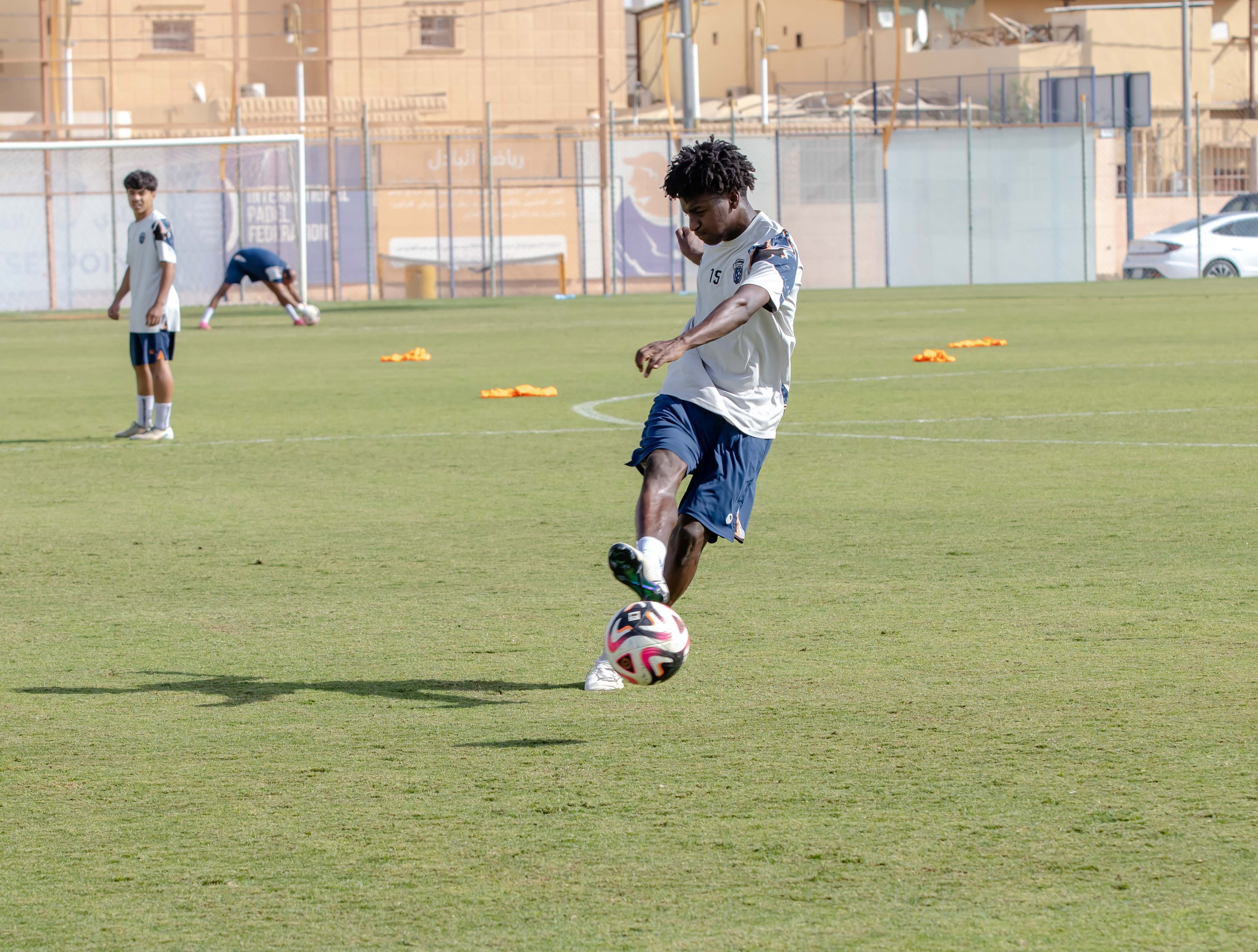 الفيحاء تحت 17 سنة يجري تمرينه الرئيس لمواجهة نظيره نادي الامجاد
