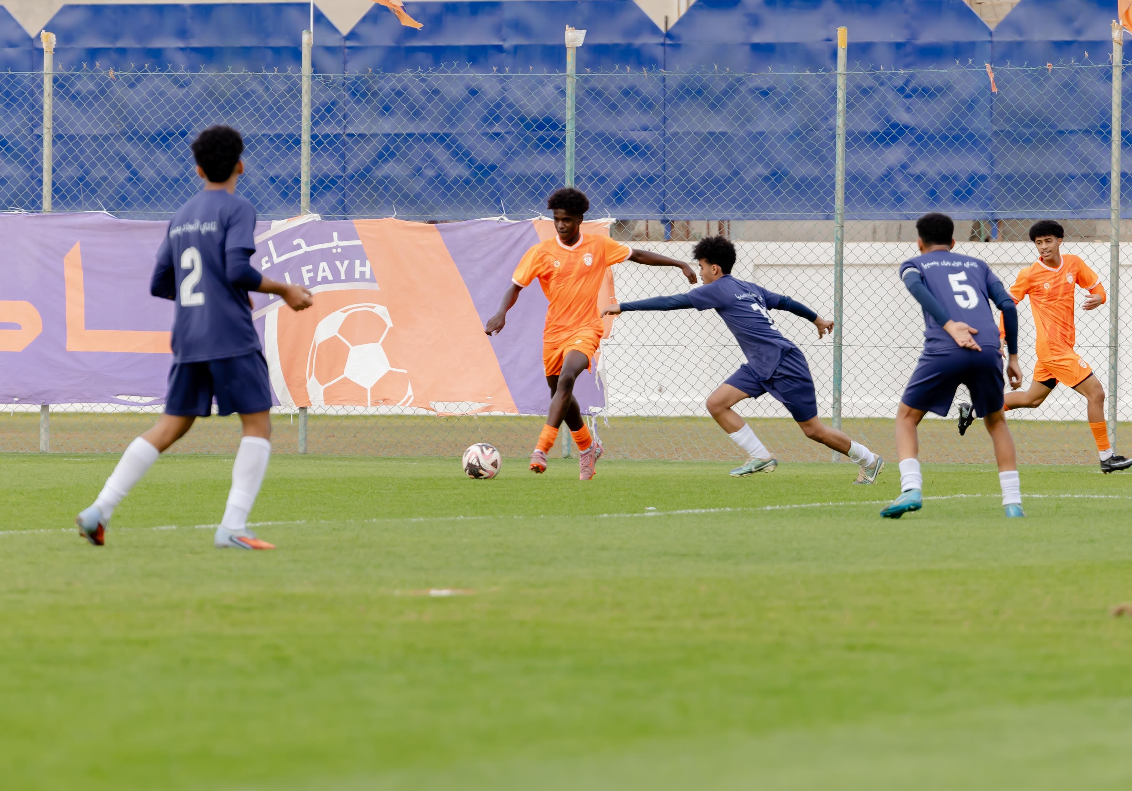 الفيحاء تحت 17 سنة يكسب لقاء نظيرة نادي الامجاد