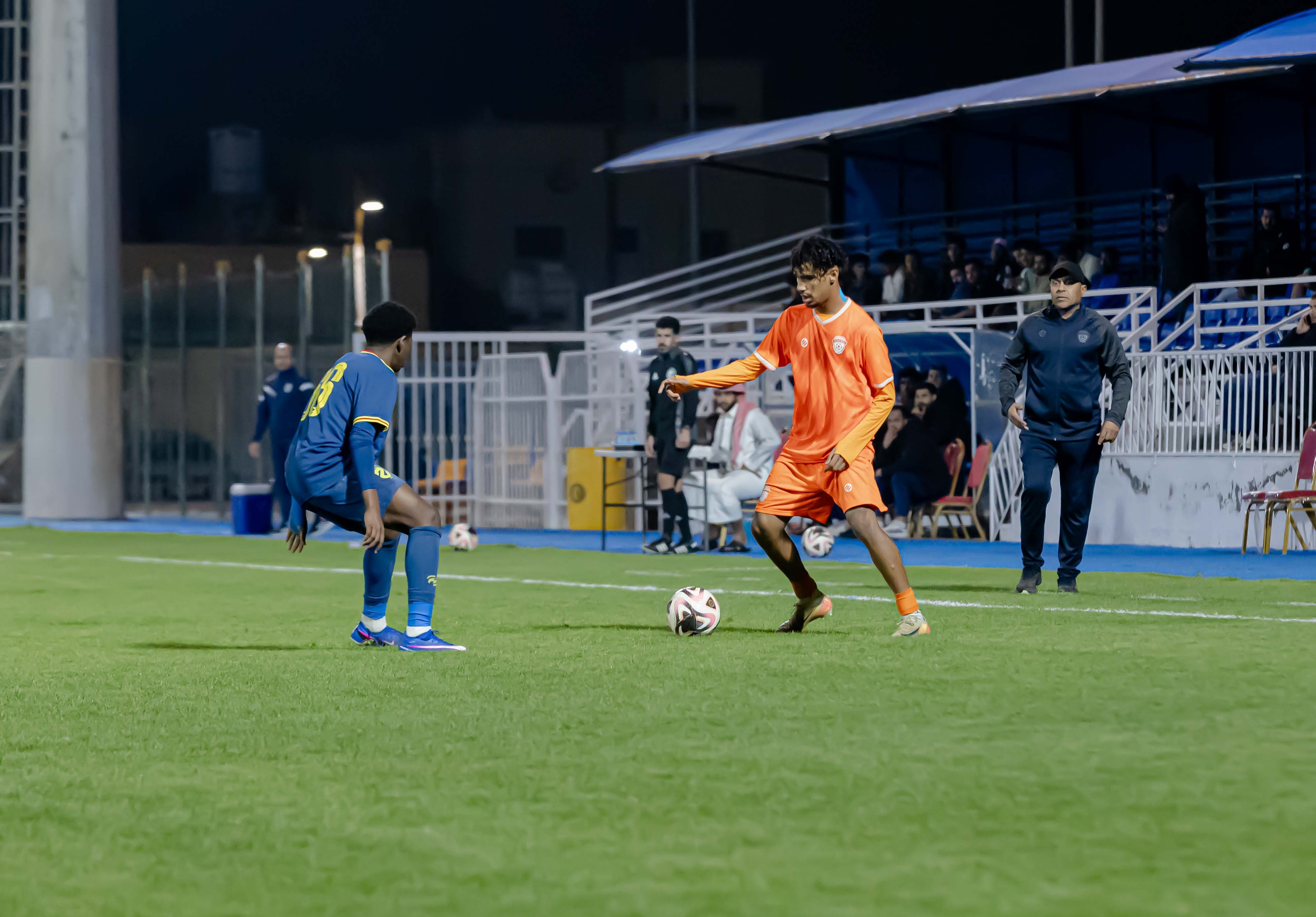 الفيحاء تحت 18 سنة يتعادل ايجابياً مع نظيرة نادي الحزم