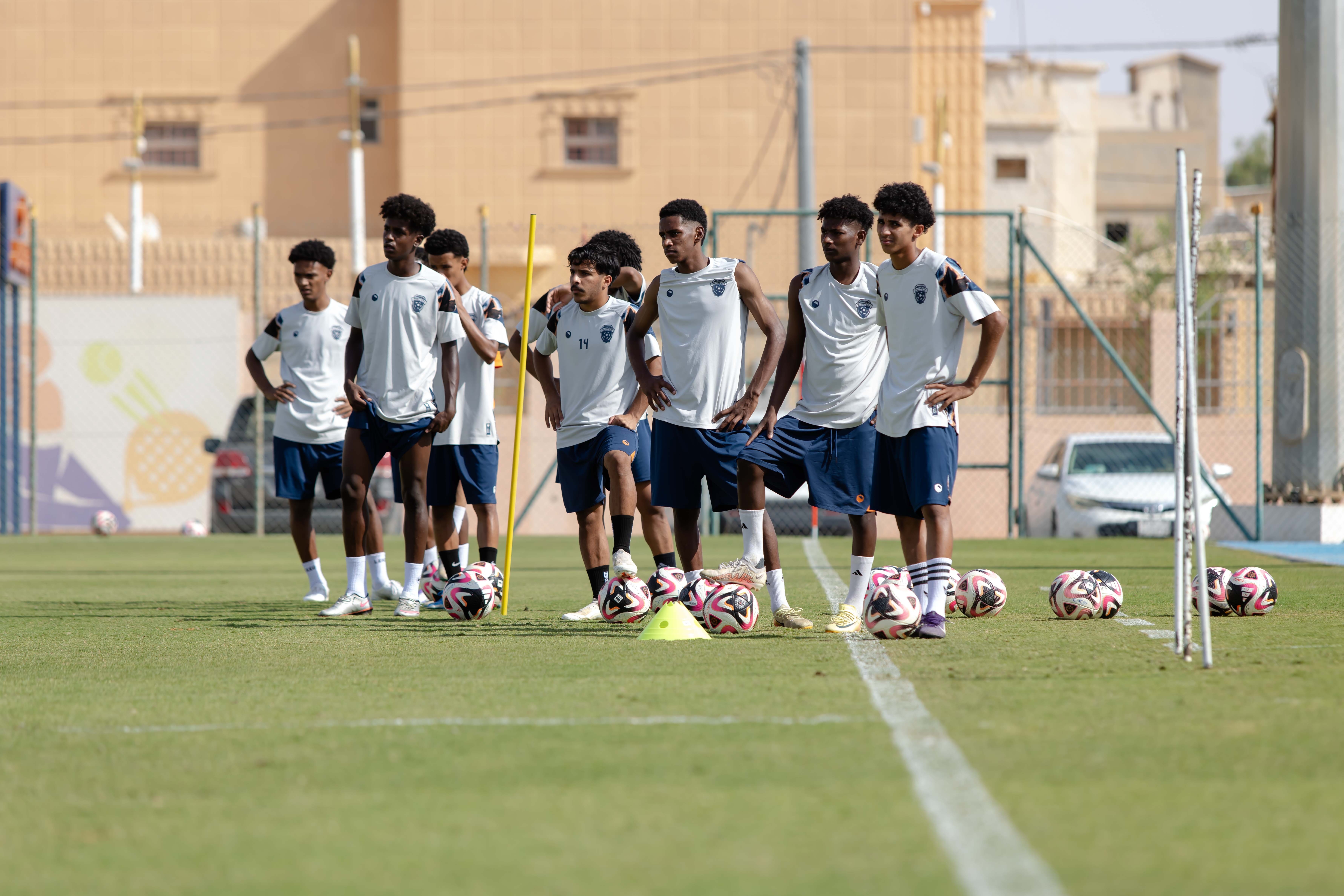 الفيحاء تحت 17 سنة يجري تمرينه الرئيس لمواجهة نظيره نادي الامجاد