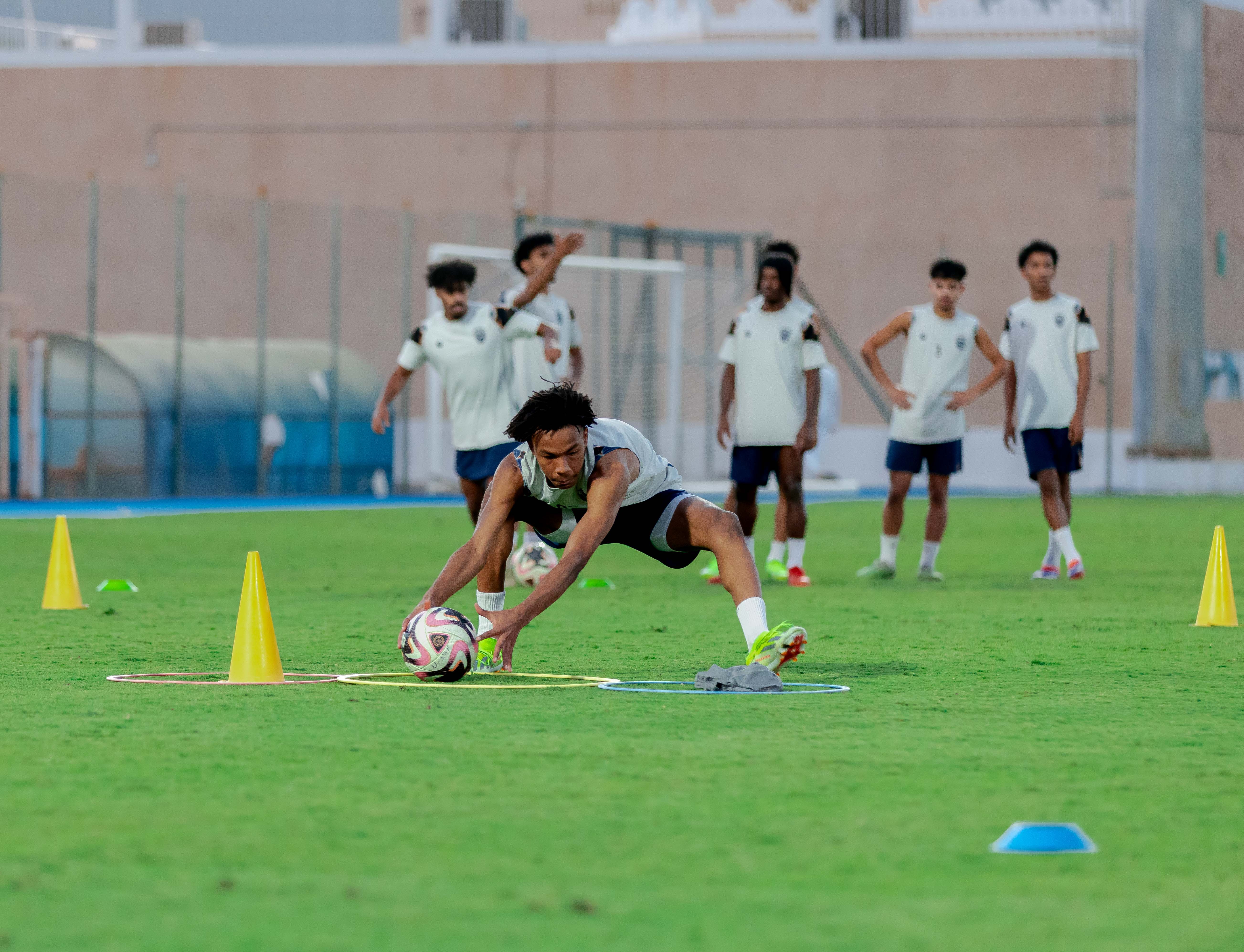 الفيحاء تحت 18 سنة يجري تمرينه الرئيس لمواجهة نظيره نادي الاتحاد
