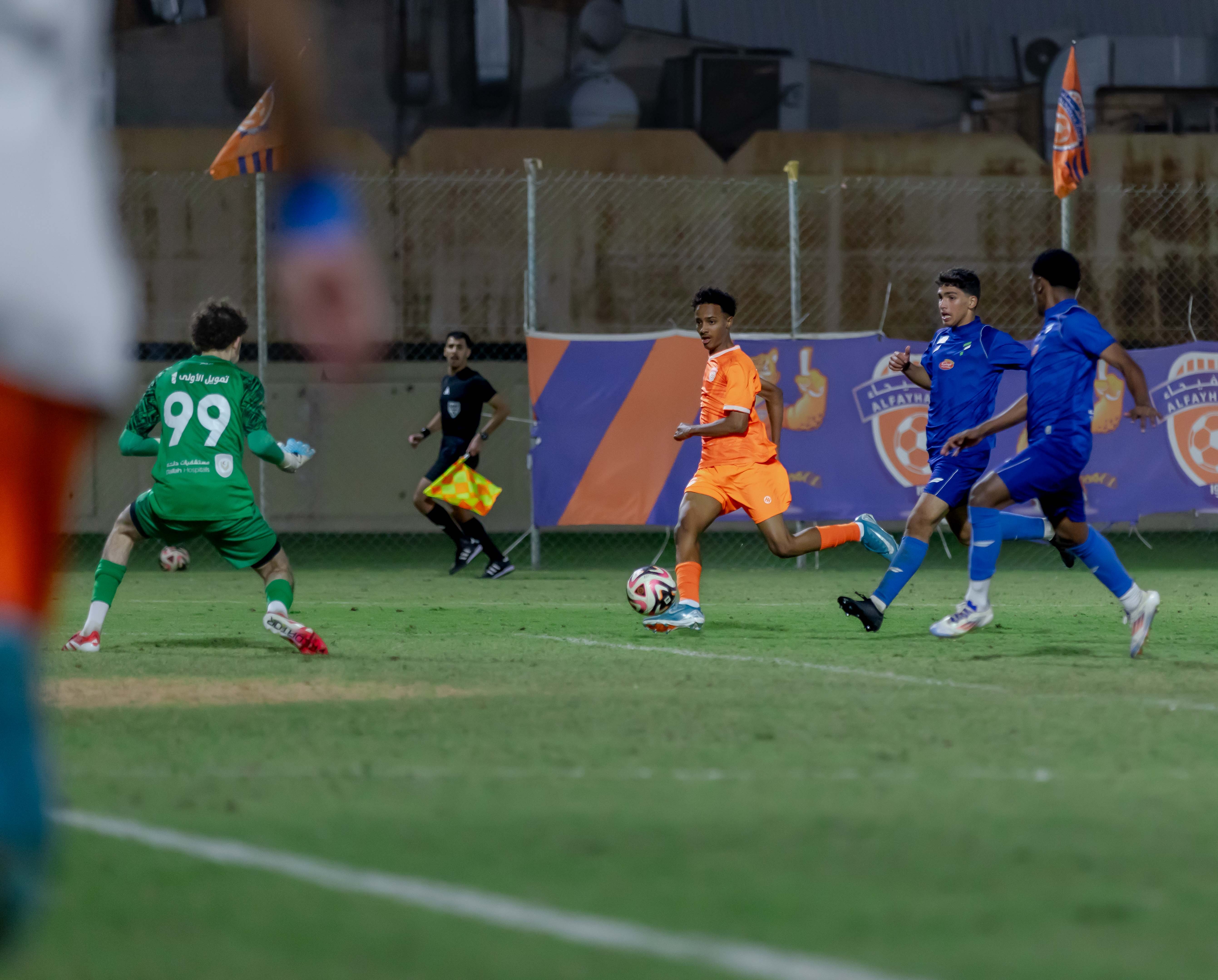 الفيحاء تحت 16 سنة يتعادل سلبياً امام نظيره نادي الفتح