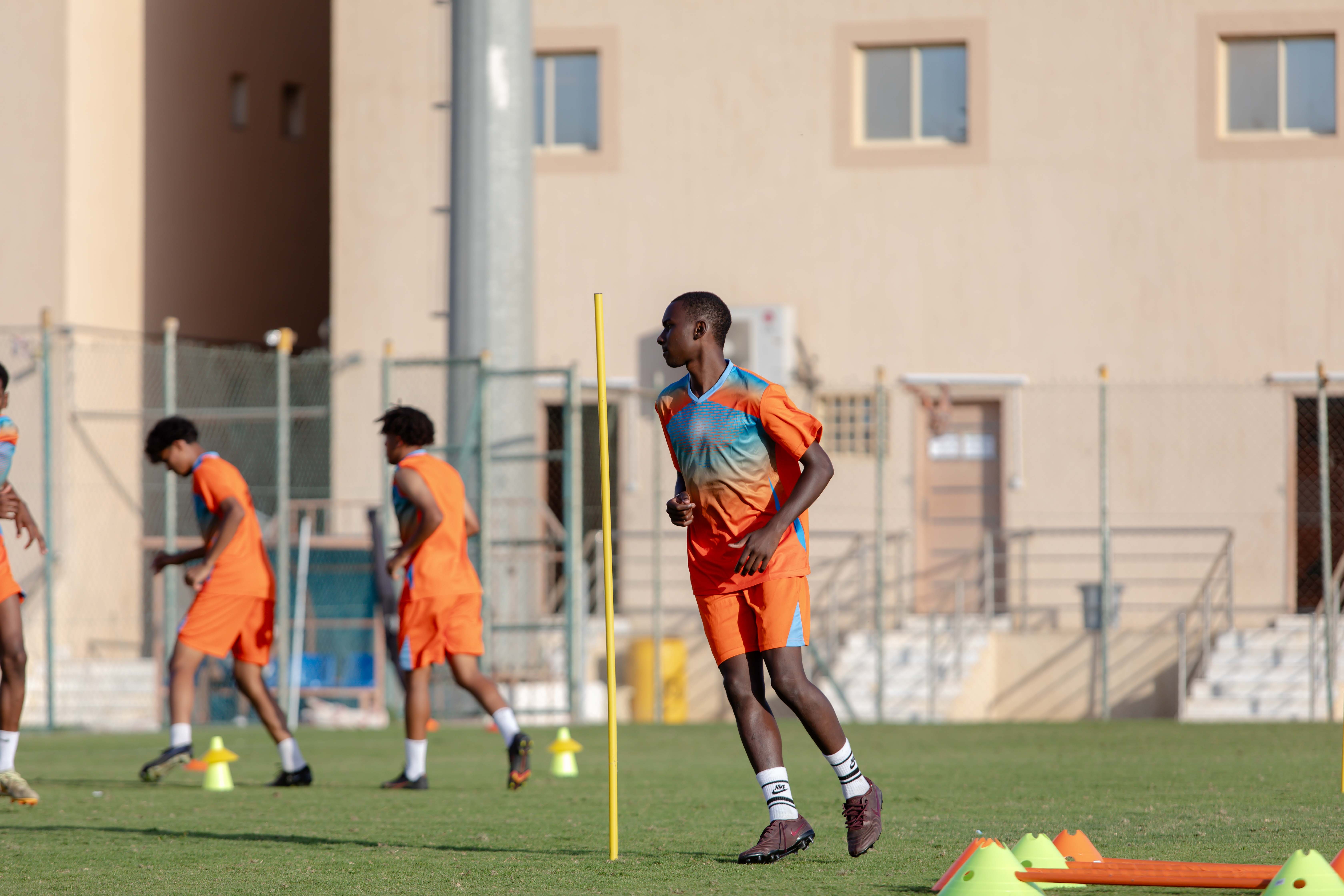 الفيحاء تحت 17 سنة يجري تمرينه الرئيس لمواجهة نظيره نادي الانصار