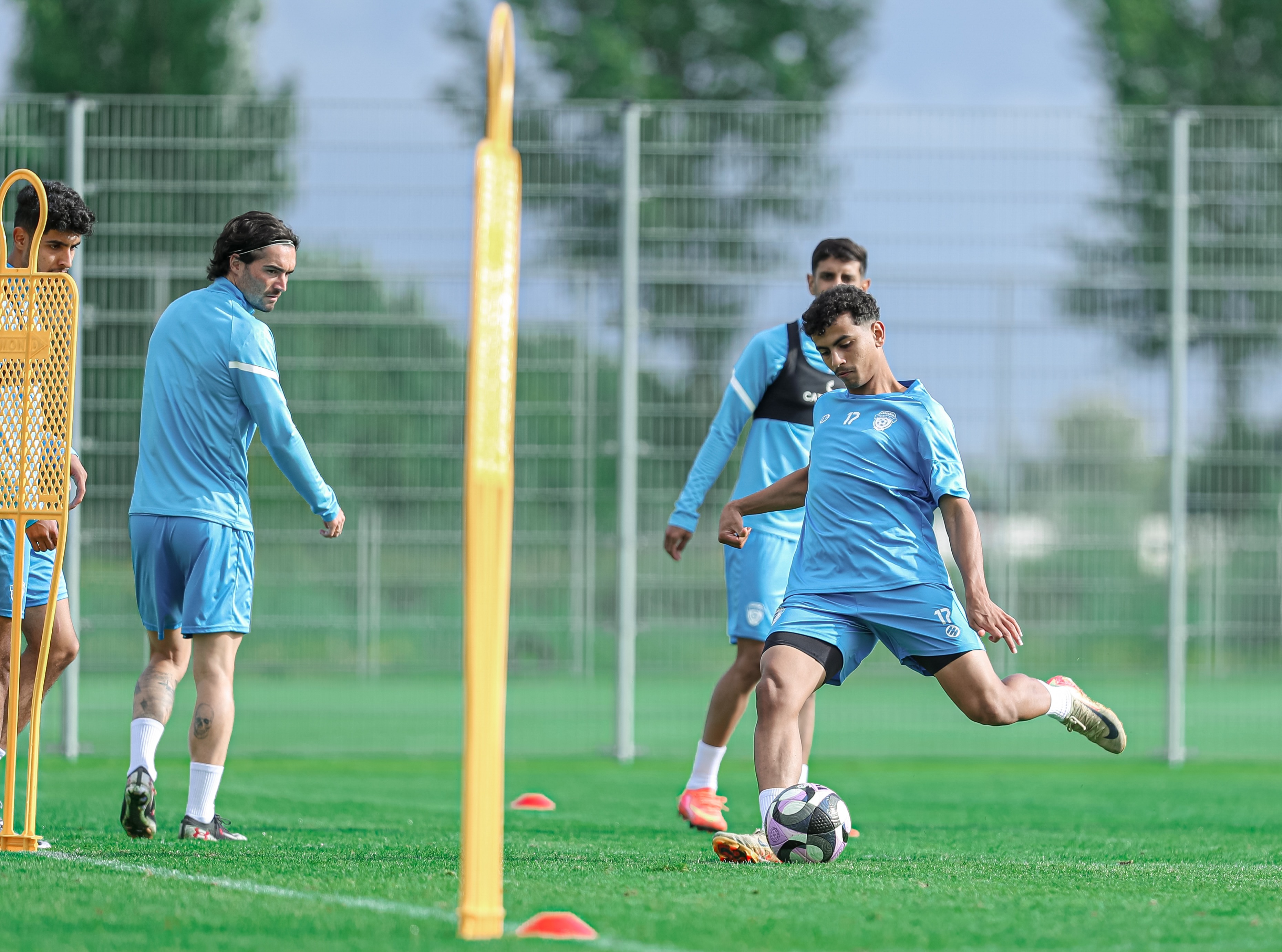 الفيحاء ينهي استعداداته للودية الأولى مع أم صلال القطري بحصتين تدريبيتين