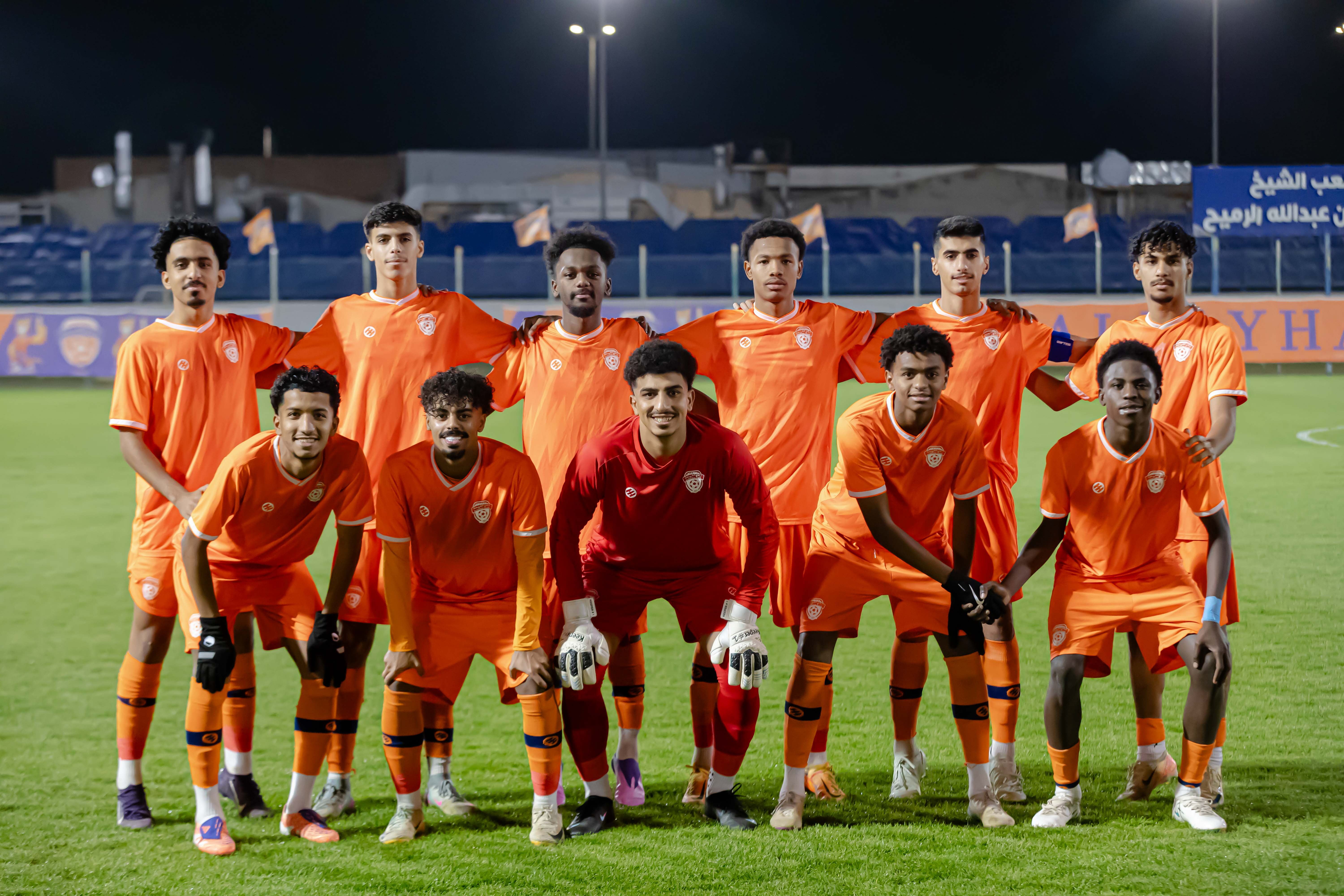 الفيحاء تحت 18 سنة يتعادل ايجابياً مع نظيرة نادي الحزم