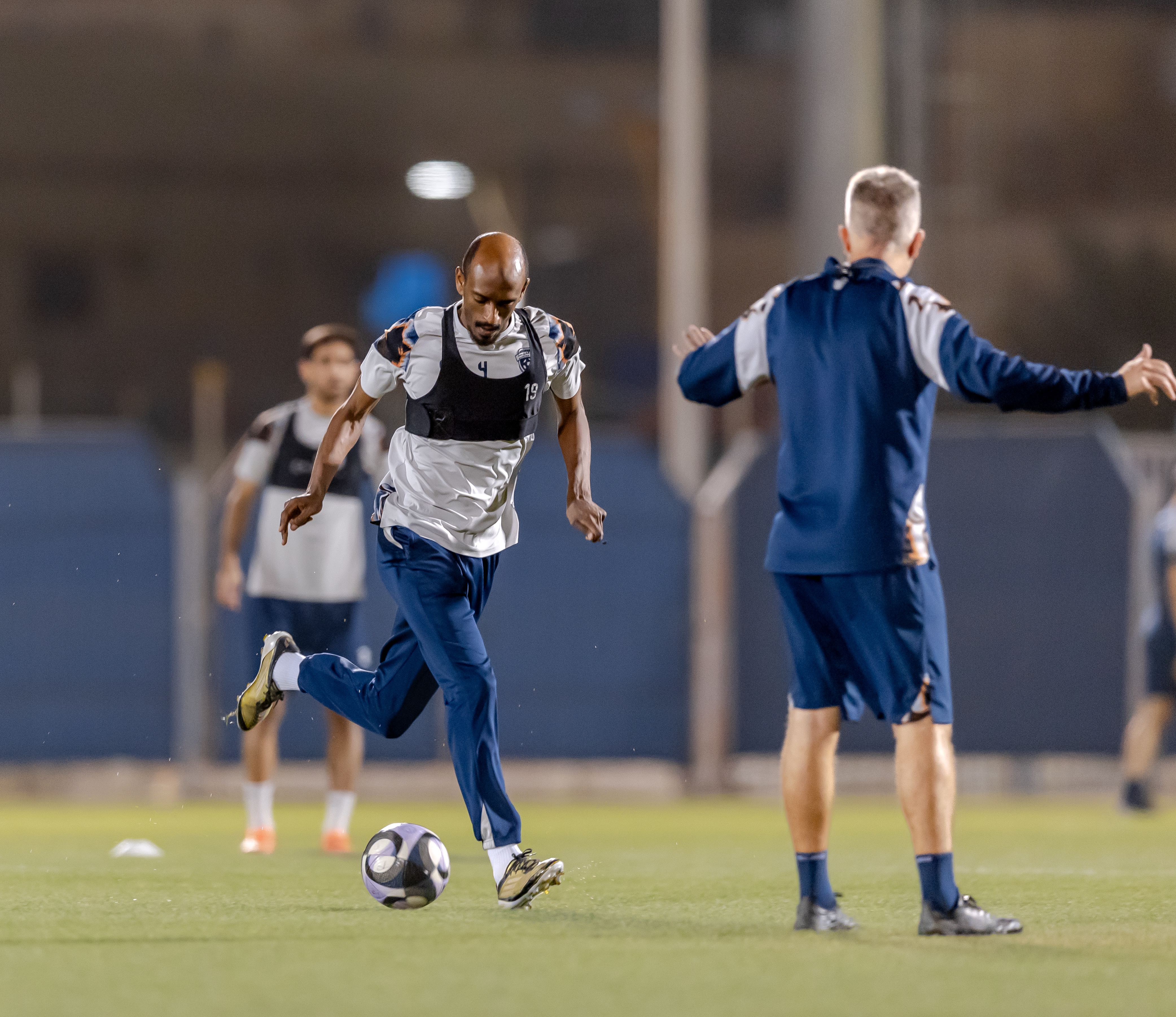الفيحاء يجري تمرينه الرئيس لمواجهة ضمك الجمعة القادم