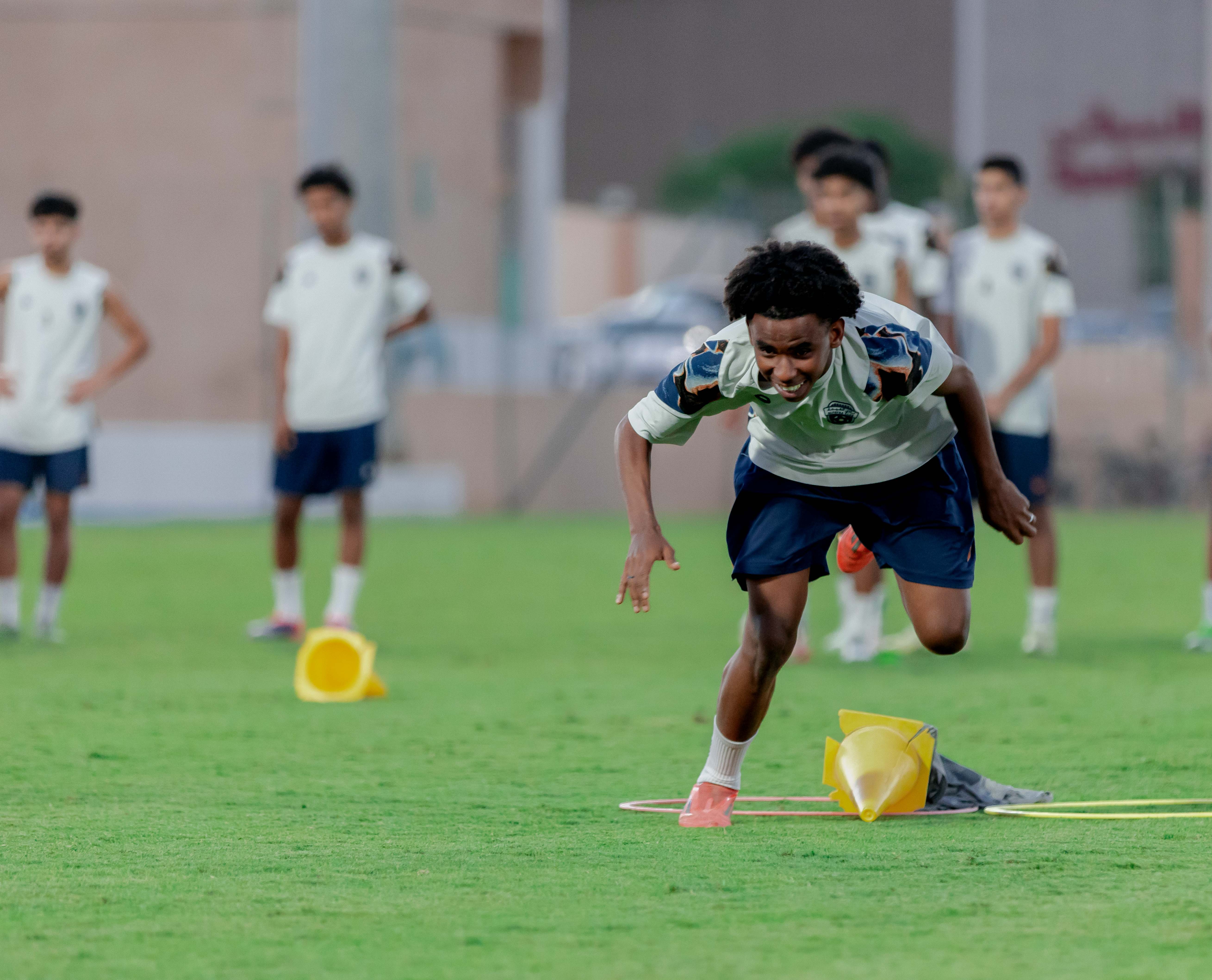 الفيحاء تحت 18 سنة يجري تمرينه الرئيس لمواجهة نظيره نادي الاتحاد