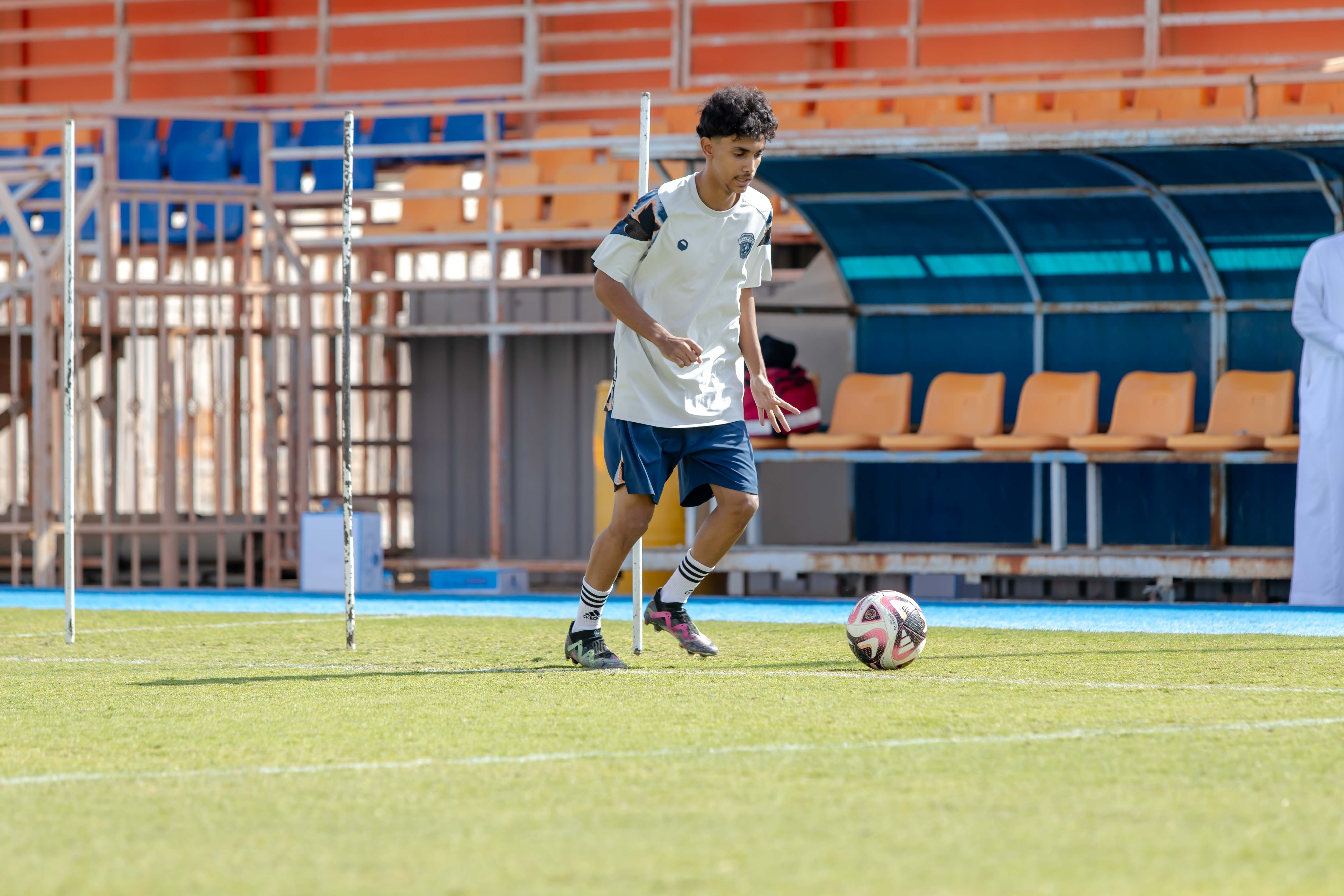 الفيحاء تحت 17 سنة يجري تمرينه الرئيس لمواجهة نظيره نادي الامجاد