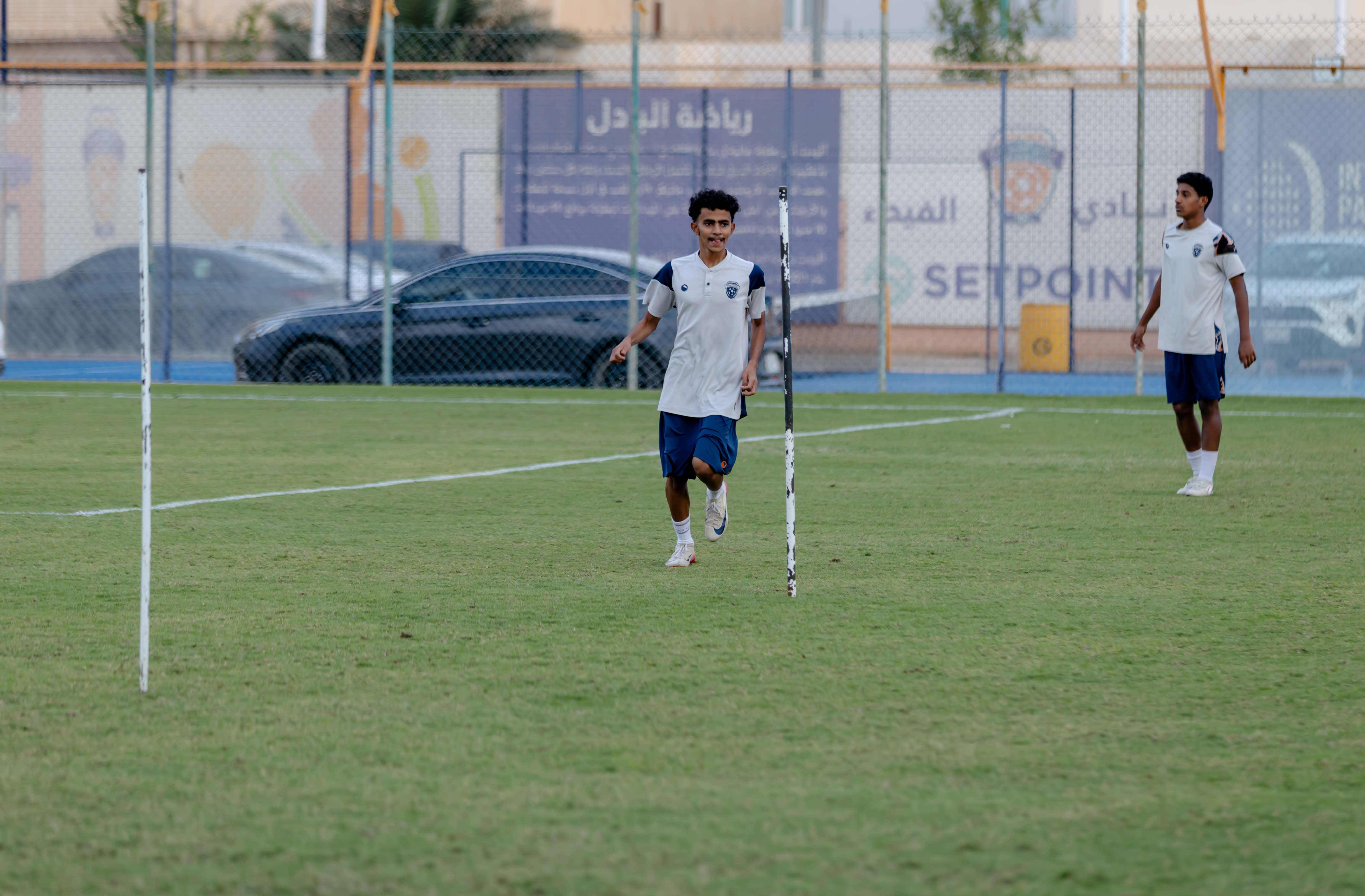 الفيحاء تحت 15 سنة يجري تمرينه الرئيس لمواجهة نظيره نادي الهلال