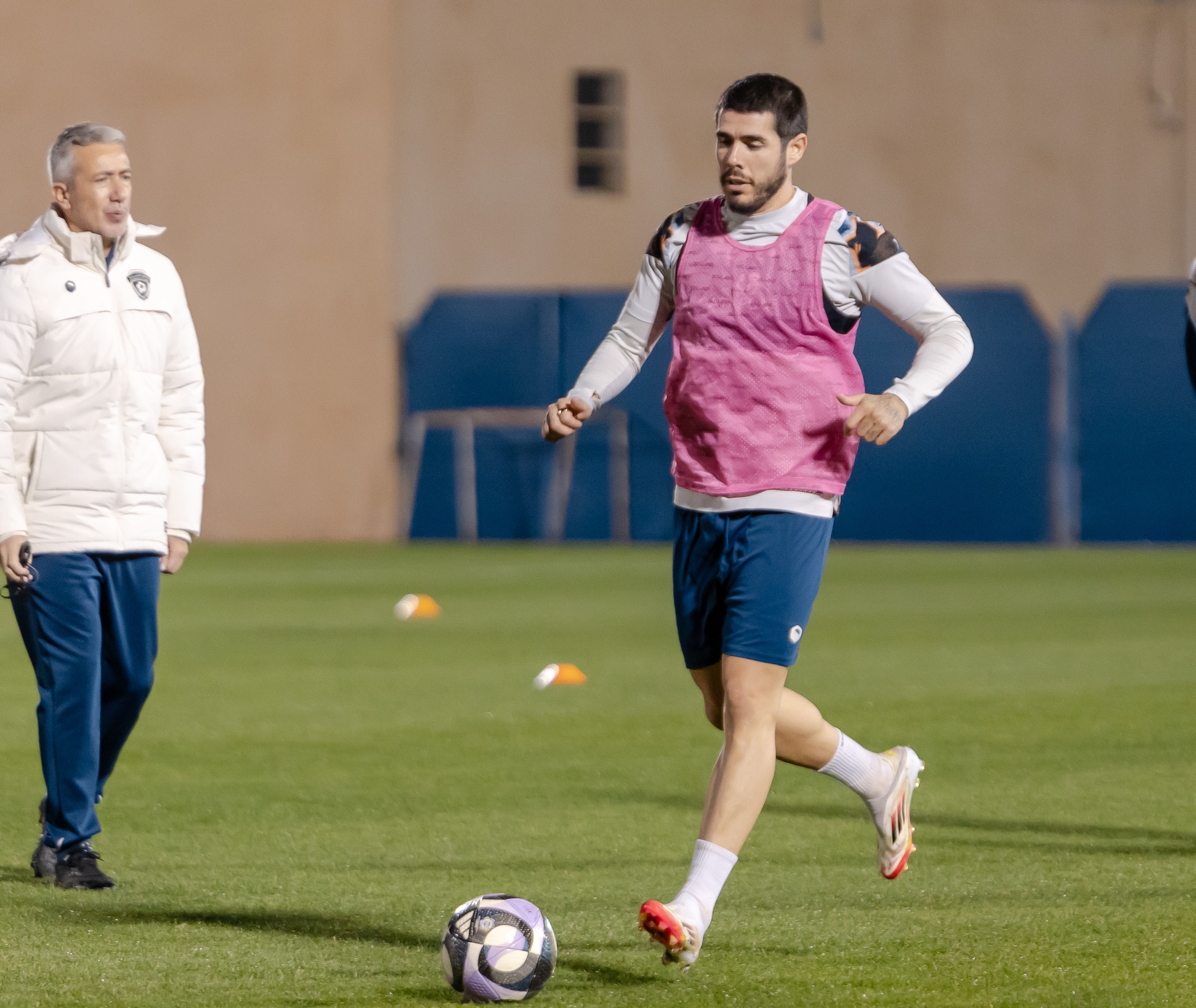 الفيحاء يواصل تدريباته استعداداً لمواجهة الإتفاق